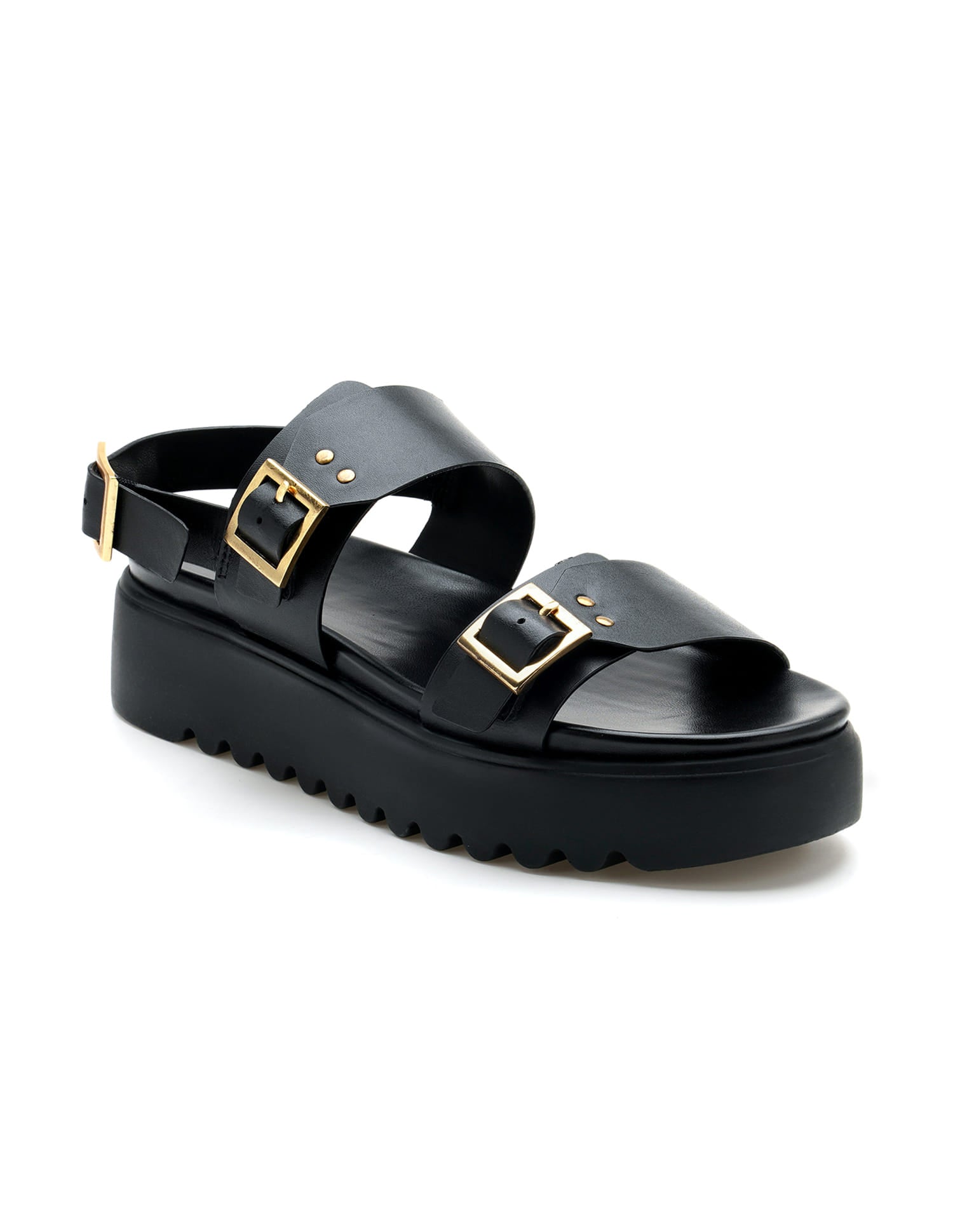 Men Maisie Open Toe Sandals Black - U.S. Polo Assn. India | Large