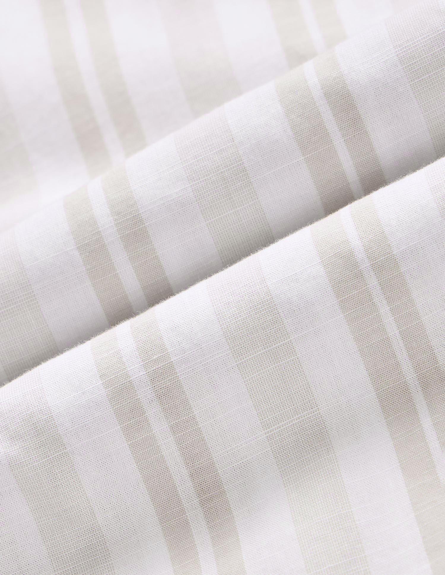 Slim Fit Vertical Striped Shirt Stone - U.S. POLO ASSN. | Large