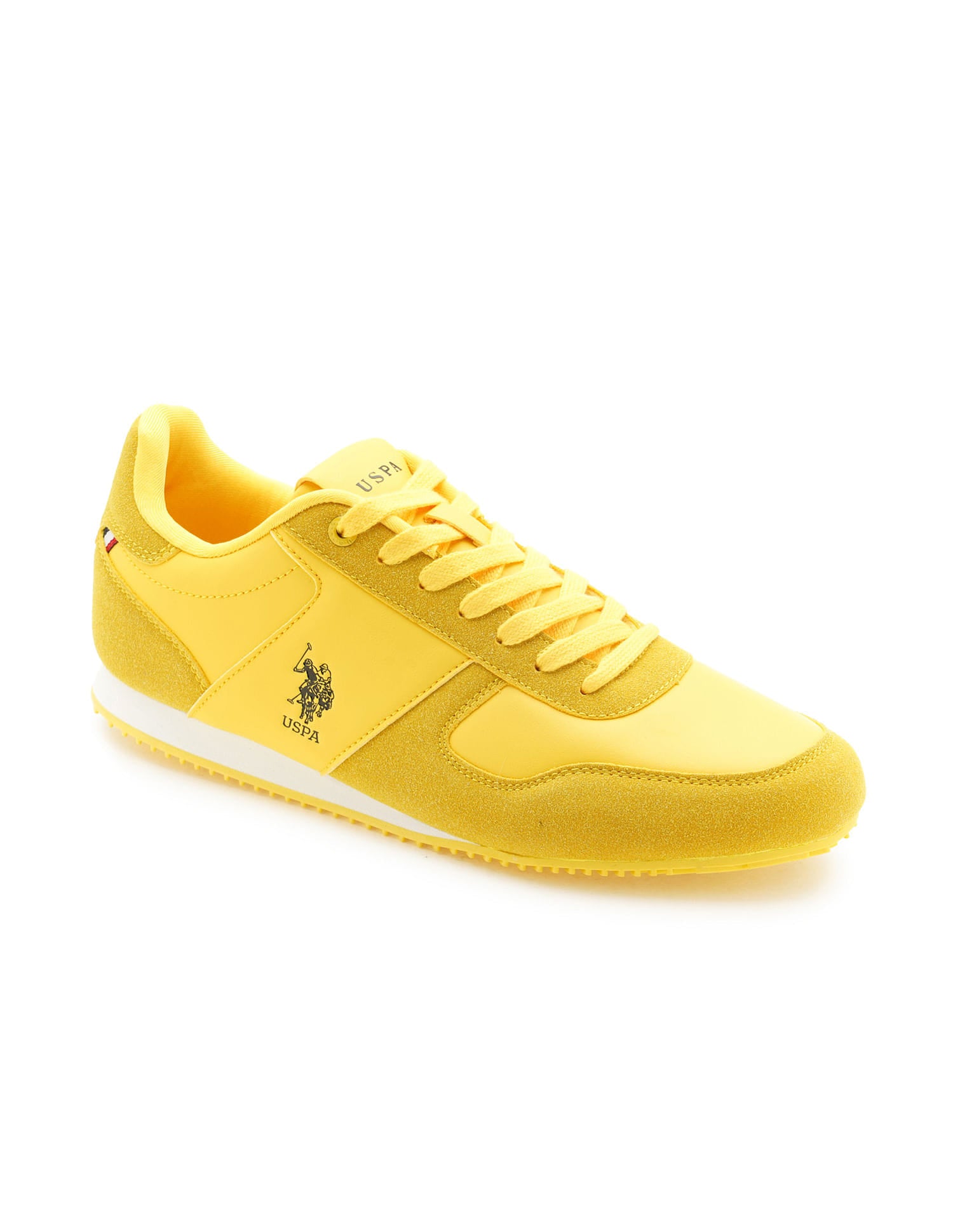 Men Sorrento Yellow Retro Sneakers Yellow - U.S. Polo Assn. India | Large