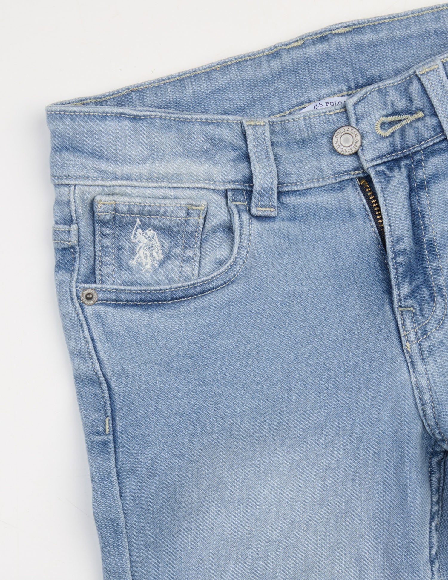 Harold Relaxed fit Blue jeans Light Blue - U.S. Polo Assn. India | Large