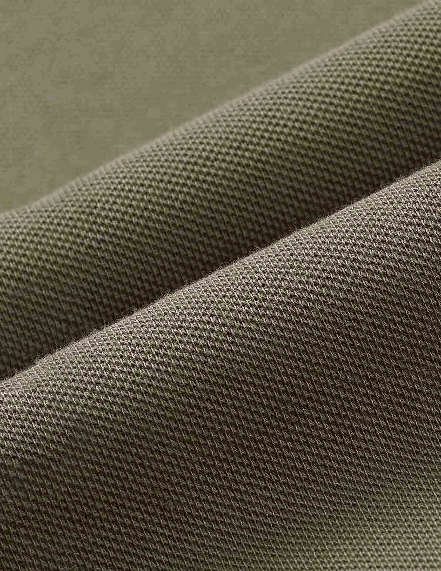 Solid Muscle Fit Polo Shirt Light Olive - U.S. Polo Assn. India | Large