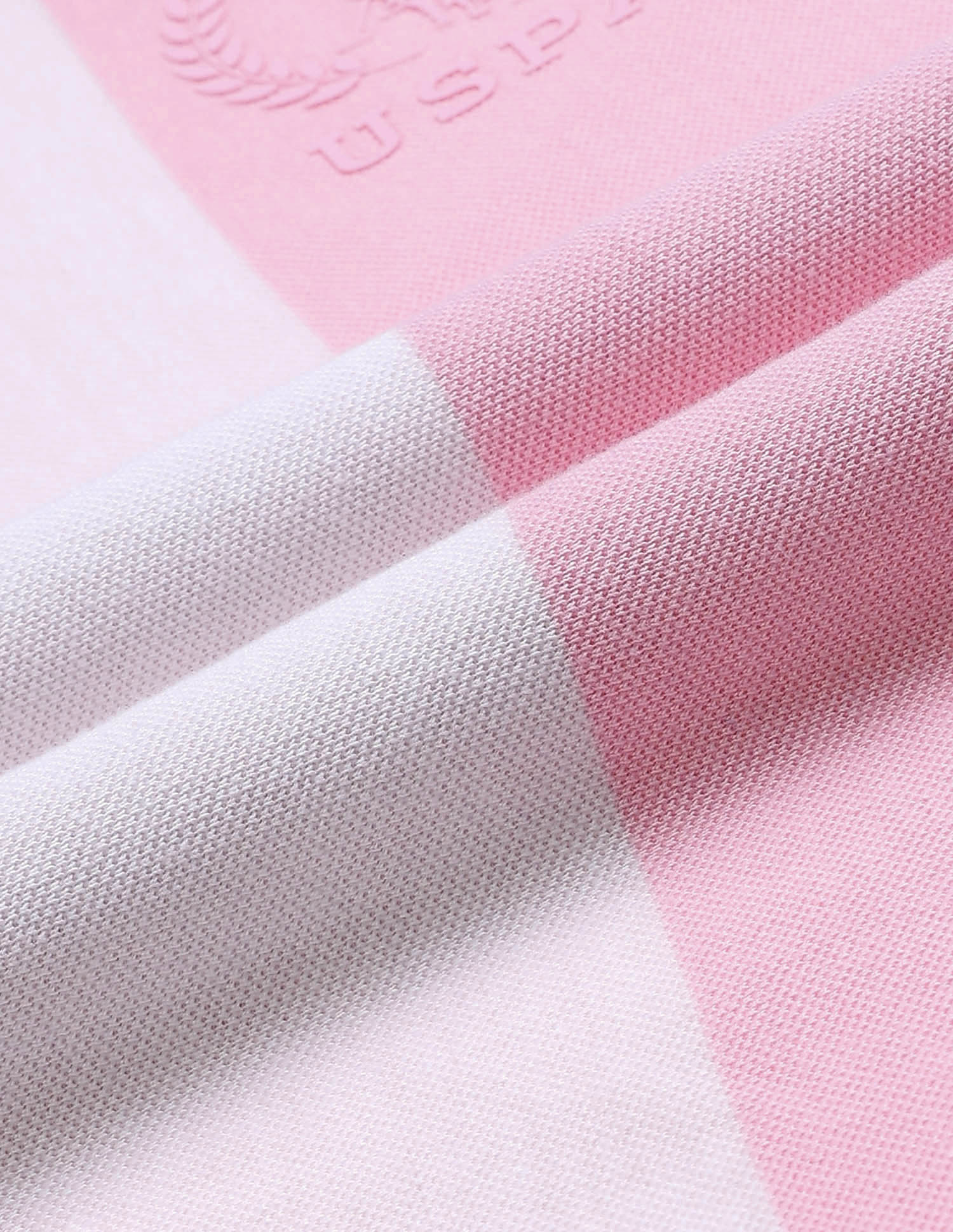 Boys Colorblocked Regular Fit T-Shirt Light Pink - U.S. POLO ASSN. | Large