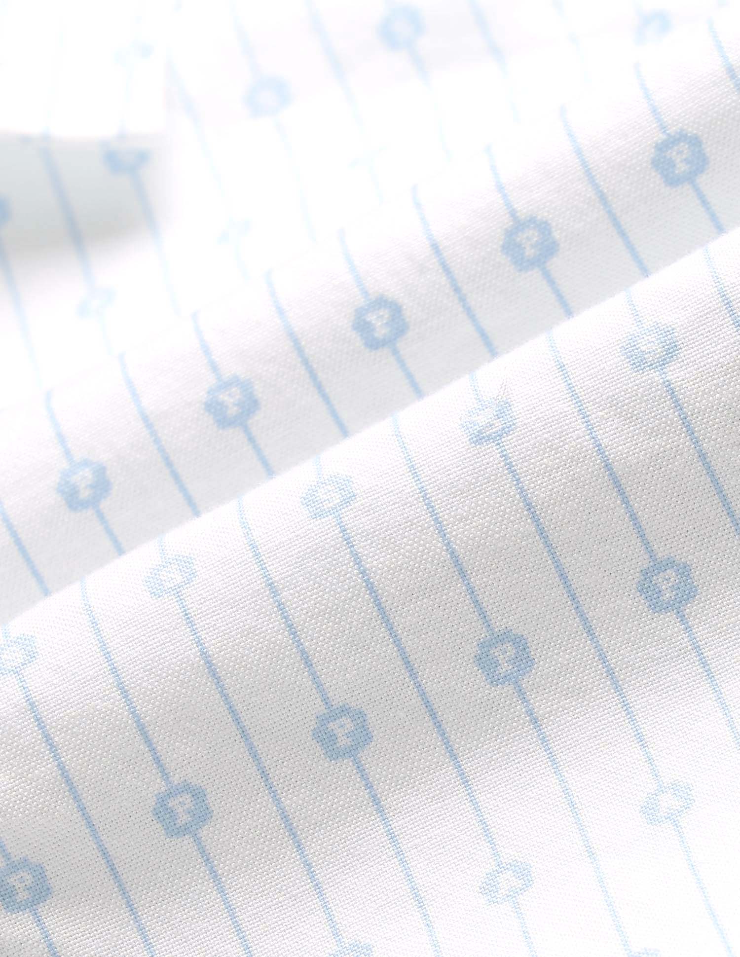 Boys Vertical Striped Oxford Shirt White - U.S. POLO ASSN. | Large