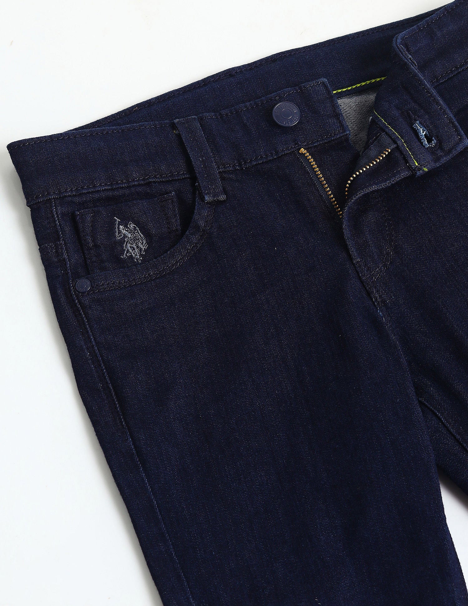 Boys Slim Fit Blue Jeans Blue - U.S. POLO ASSN. | Large