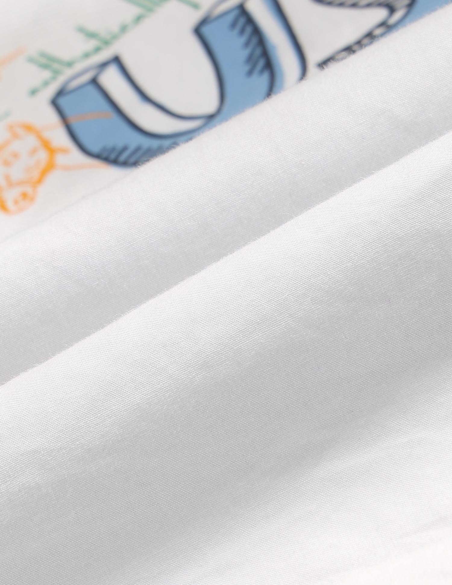 Boys Graphic Brand Printed Regular Fit Shirt White - U.S. POLO ASSN. | Large