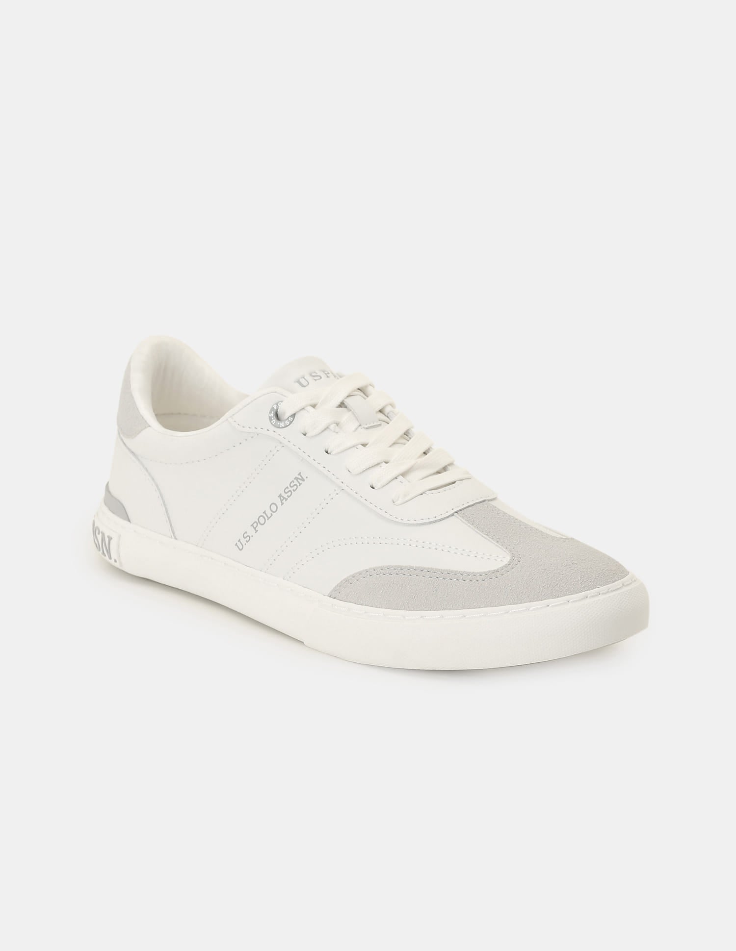 Men Colourblocked Gian 4.0 Sneakers Off White - U.S. Polo Assn. India | Large