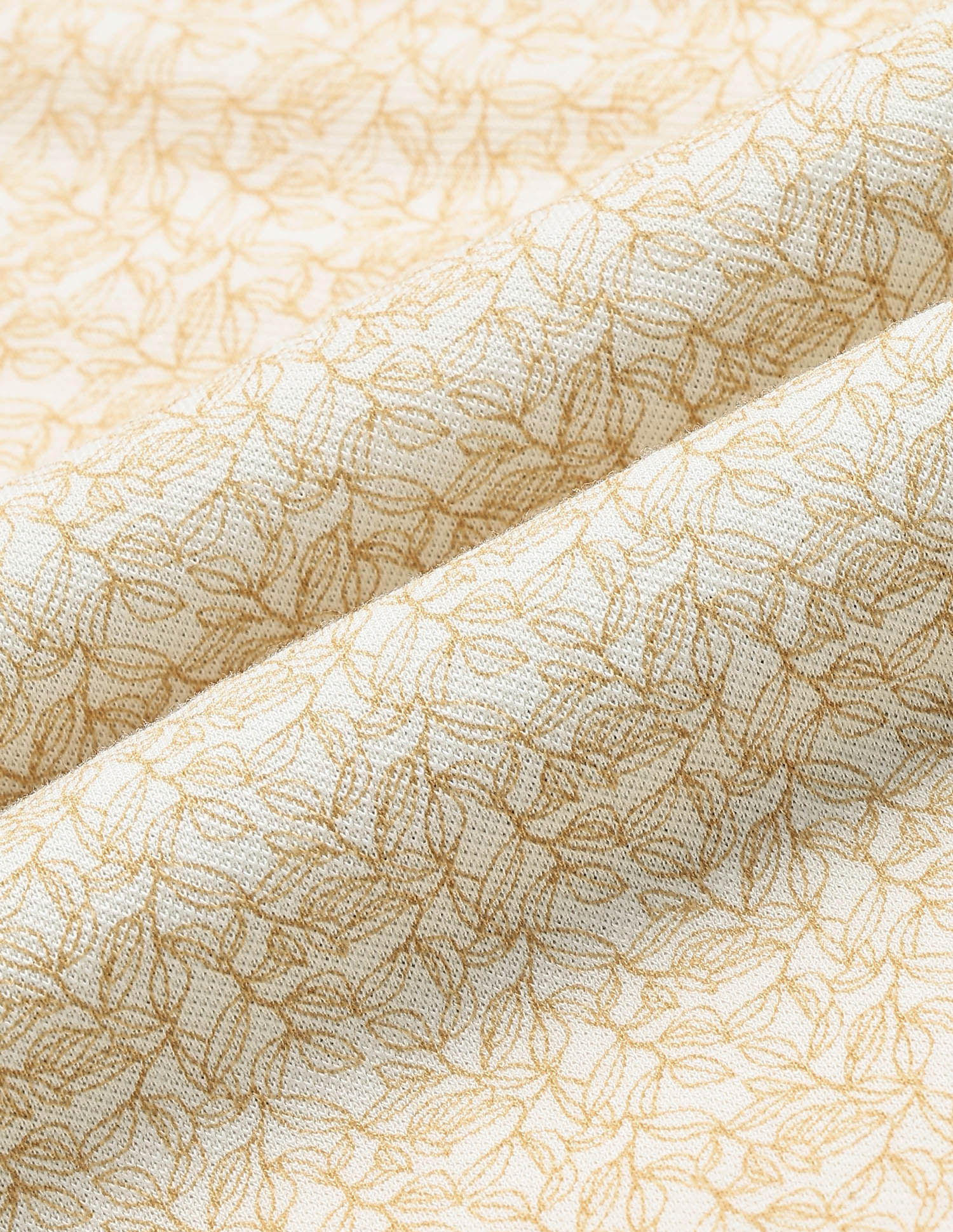 Tropical Printed Slim Fit Polo Shirt Beige - U.S. Polo Assn. India | Large