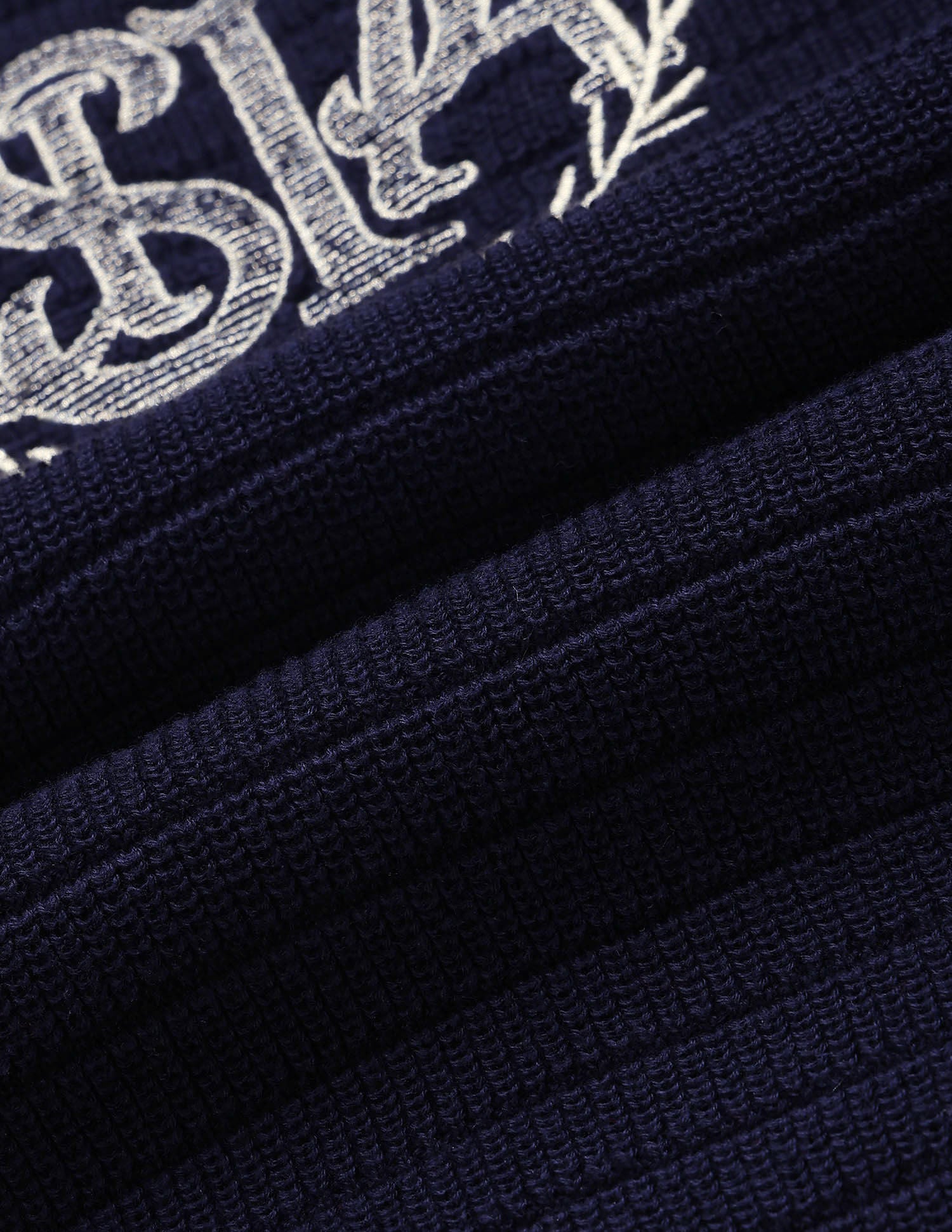 Appliqued Regular Fit Sweater Blue - U.S. POLO ASSN. | Large