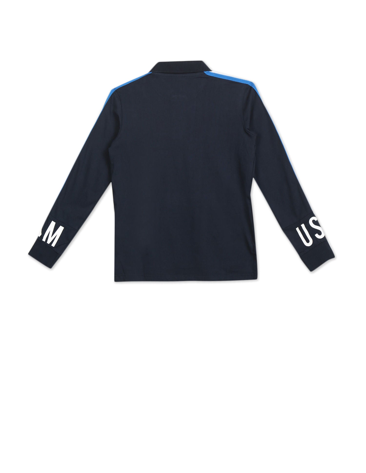 Long Sleeve Taped Polo Shirt Navy - U.S. Polo Assn. India | Large