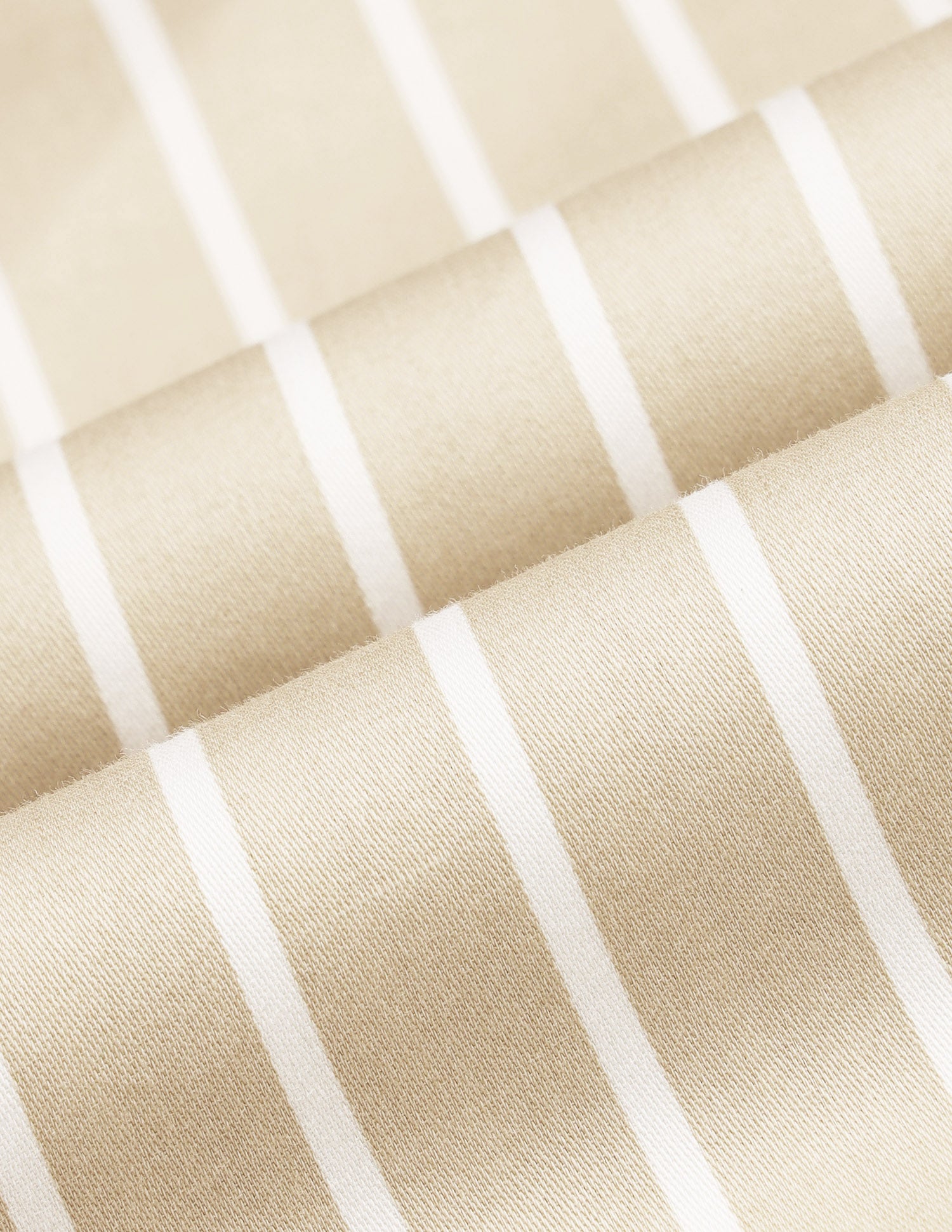 Vertical Striped Satin Shirt Khaki - U.S. Polo Assn. India | Large
