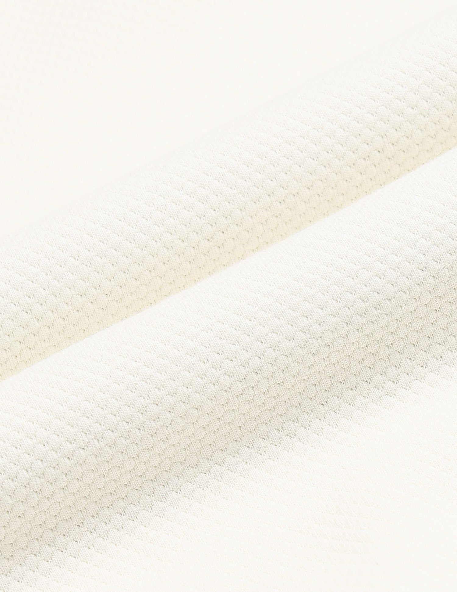 Textured Relaxed Fit Blouson Polo Shirt Off White - U.S. Polo Assn. India | Large