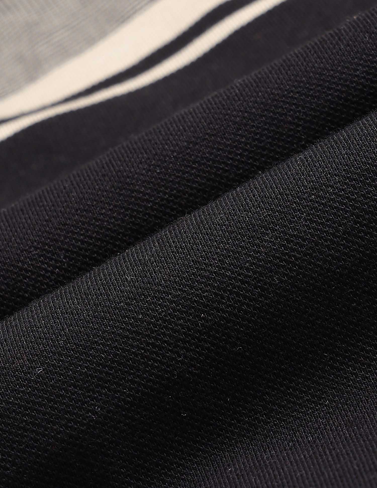 Horizontal Striped Slim Fit Polo Shirt Black - U.S. POLO ASSN. | Large