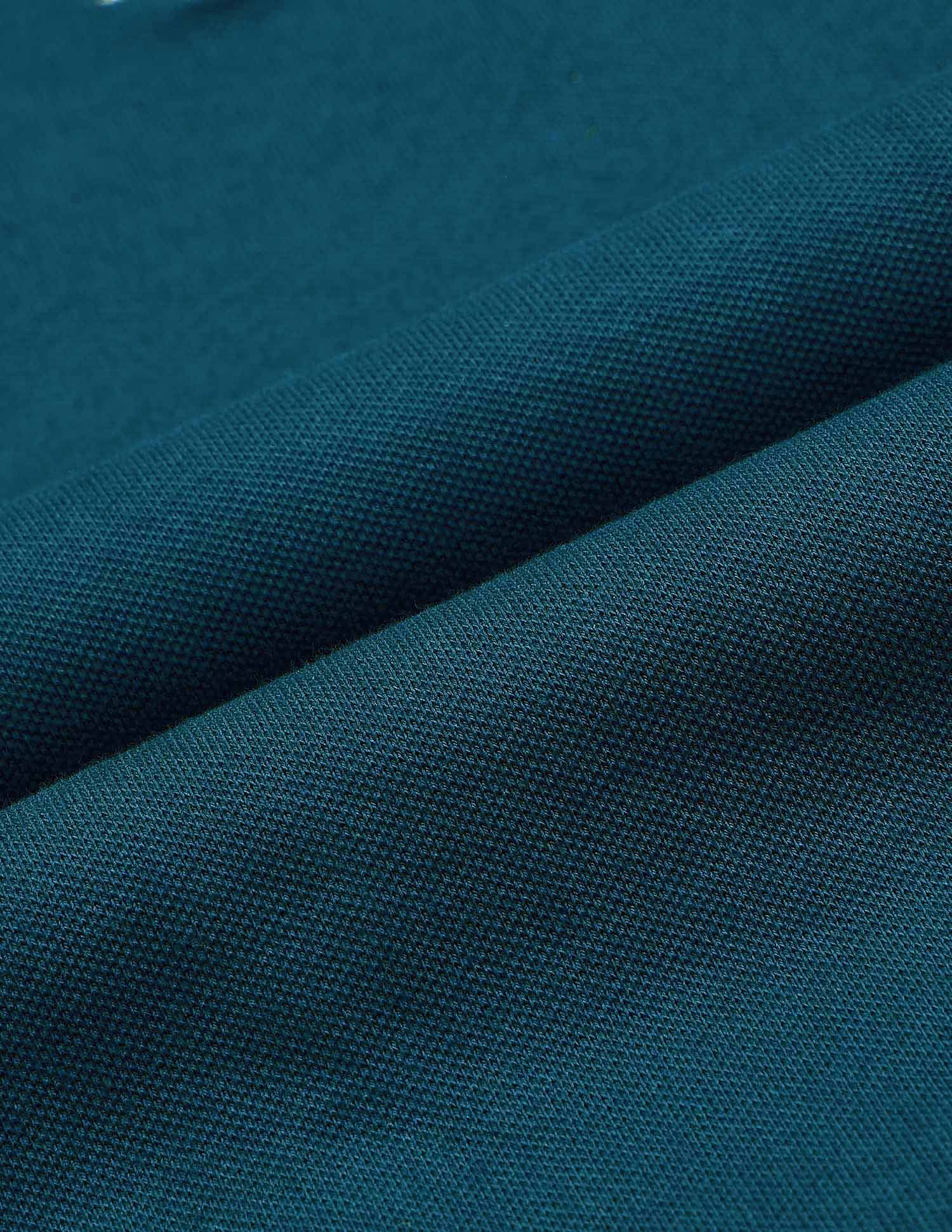 Regular Fit Solid Polo Shirt Teal - U.S. POLO ASSN. | Large