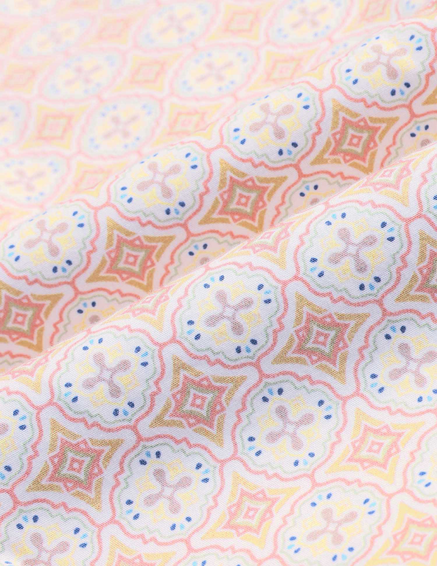 Boys Regular Fit All Over Printed Shirt Beige - U.S. POLO ASSN. | Large