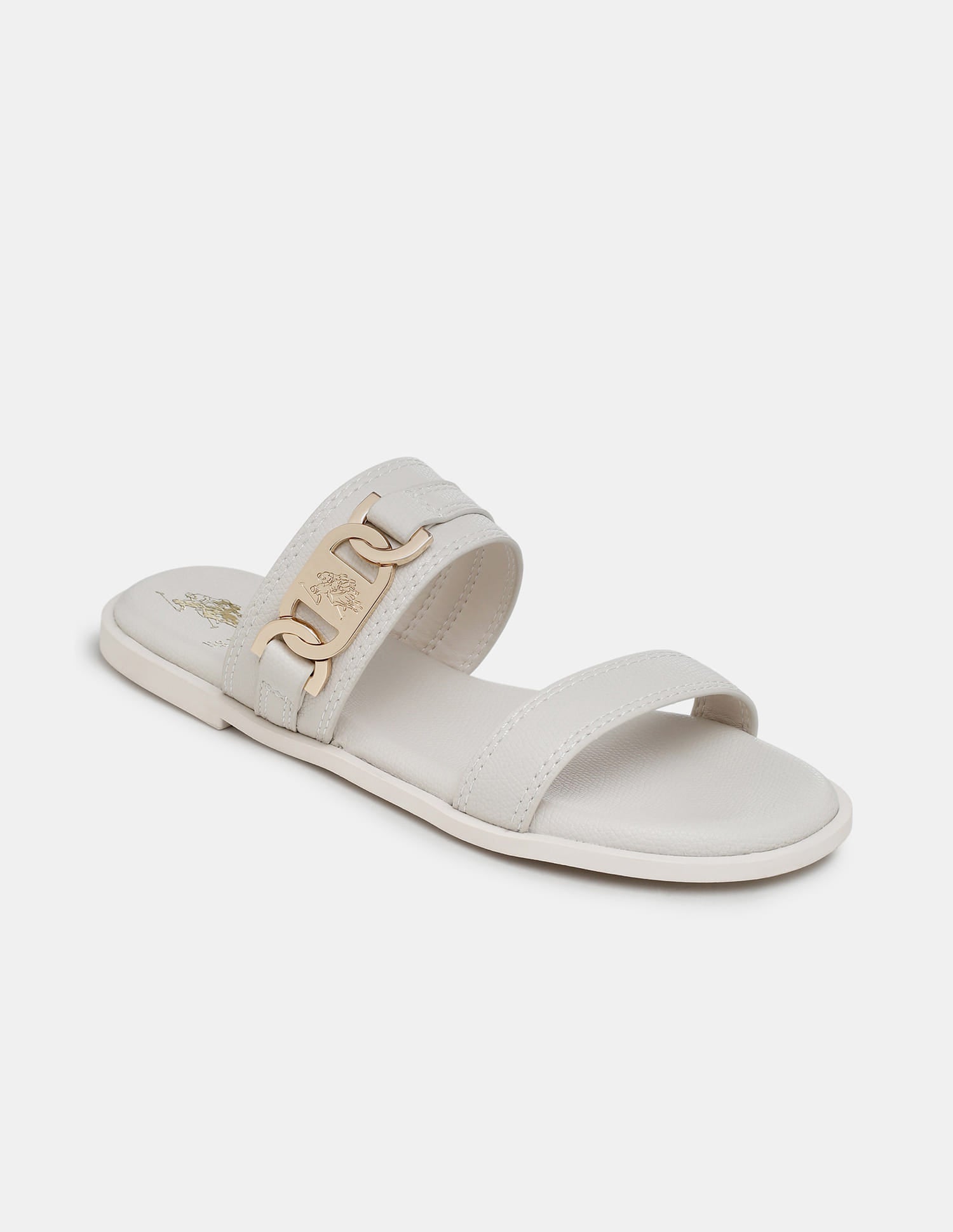 Women Lioris Open Toe Sandals Off White - U.S. Polo Assn. India | Large