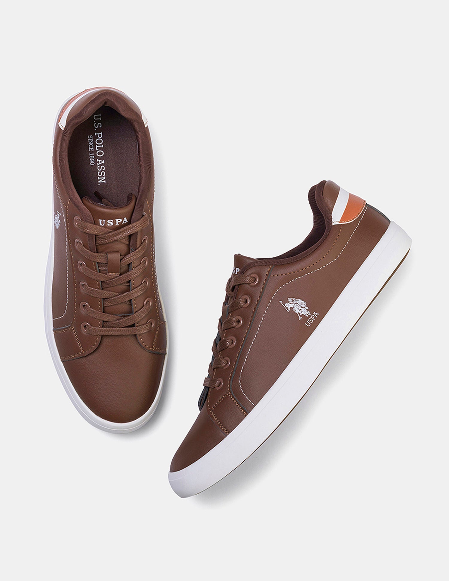 Men Rojas 3.0 Solid Sneakers Brown - U.S. POLO ASSN. | Large