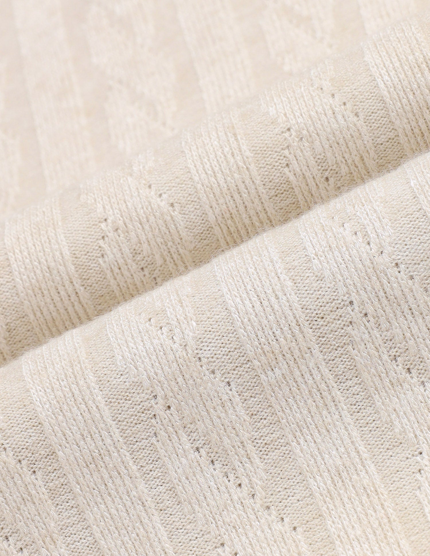 Textured Slim Fit Polo Shirt Beige - U.S. Polo Assn. India | Large