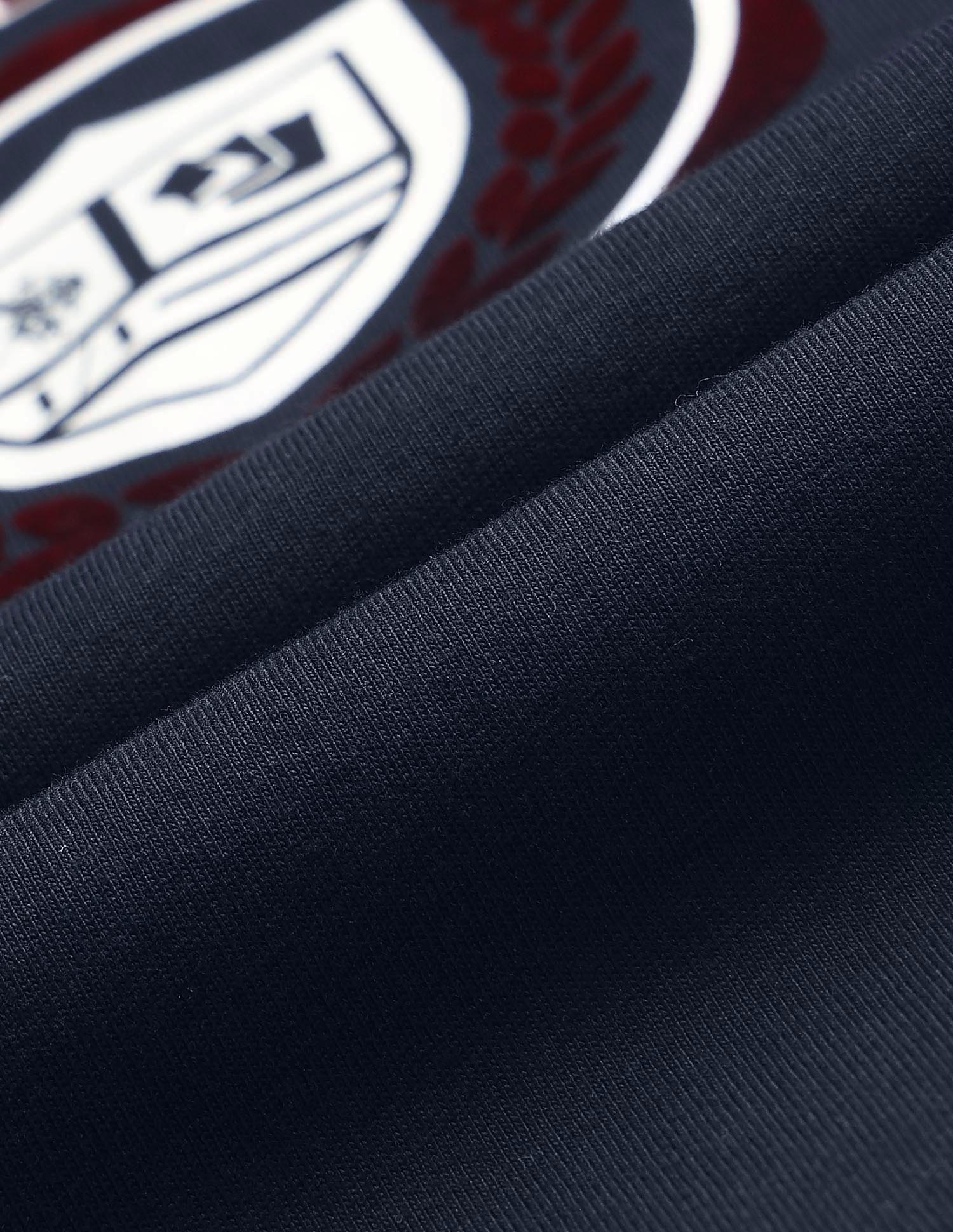 Brand Printed Regular Fit T-Shirt Navy - U.S. POLO ASSN. | Large