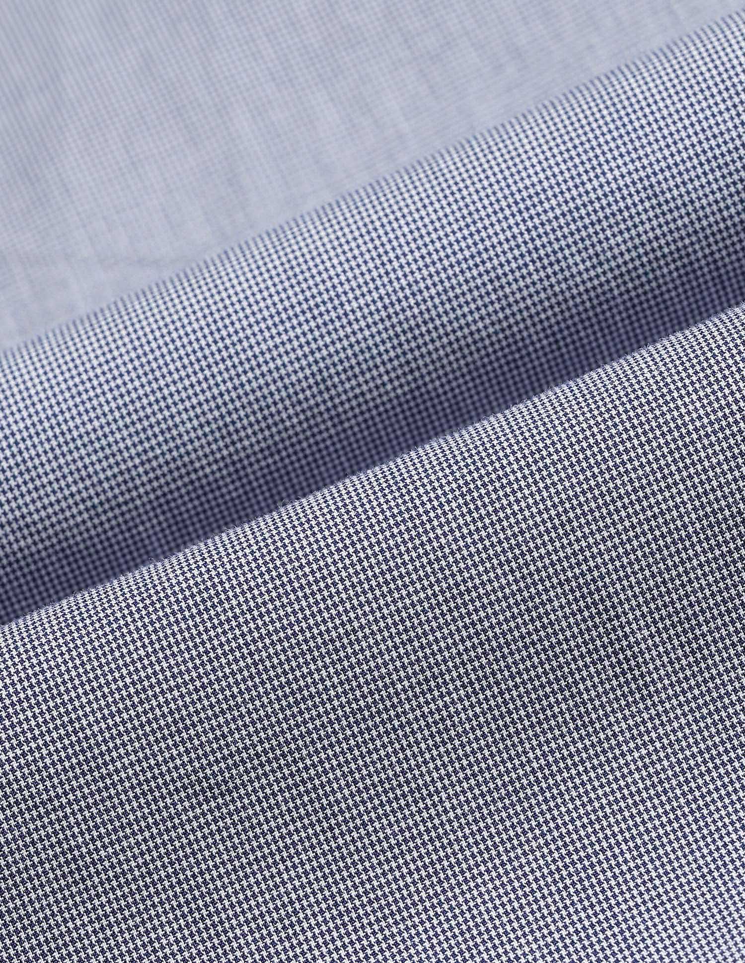 Solid Stripe Detail Regular Fit Shirt Blue - U.S. Polo Assn. India | Large