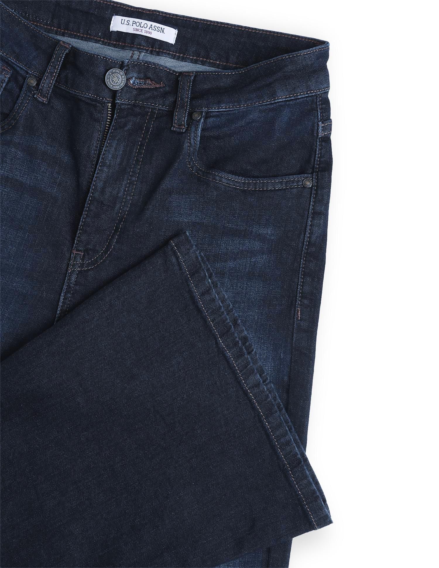 High-Rise Extreme Flared Fit Jeans Blue - U.S. POLO ASSN. | Large