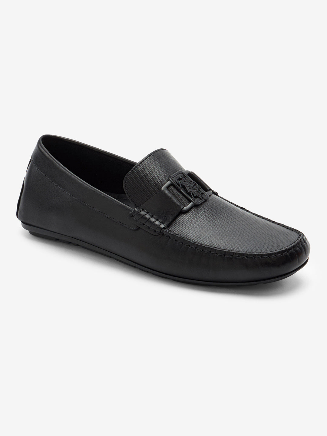 Aven Leather Loafers Black - U.S. Polo Assn. India | Large