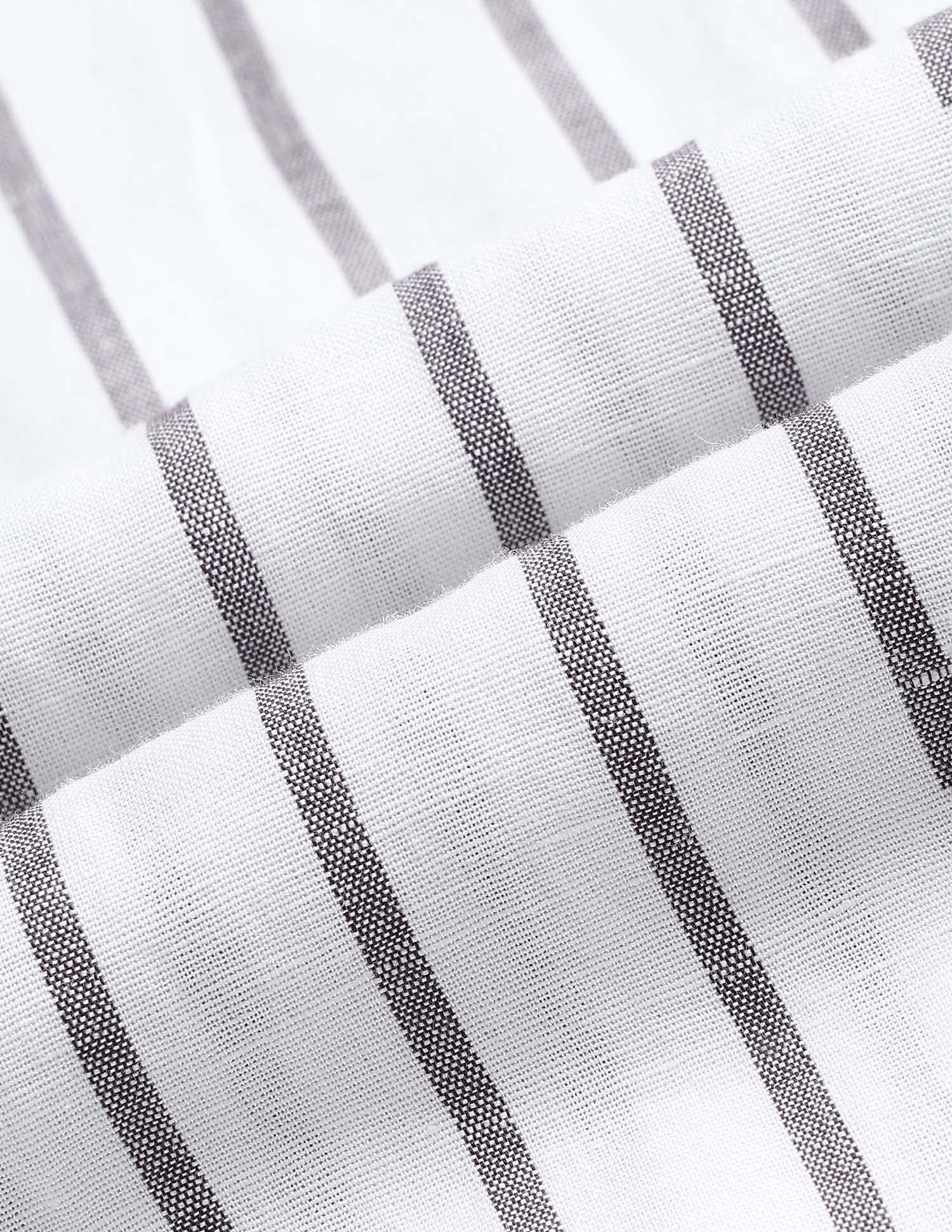 Vertical Striped Tailored Fit Shirt Choco - U.S. POLO ASSN. | Large