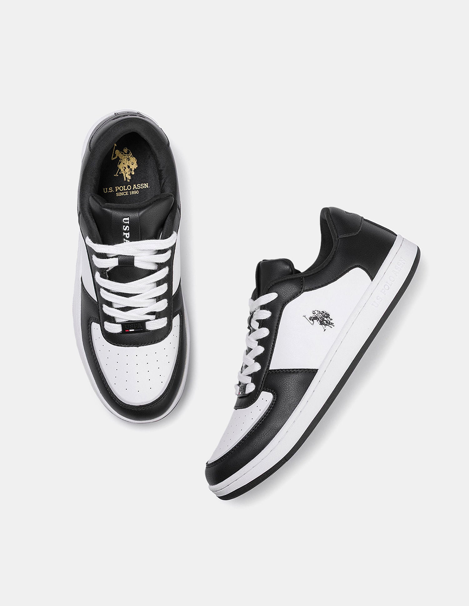 Women Colour Block Rein 2.0 Sneakers Black - U.S. POLO ASSN. | Large