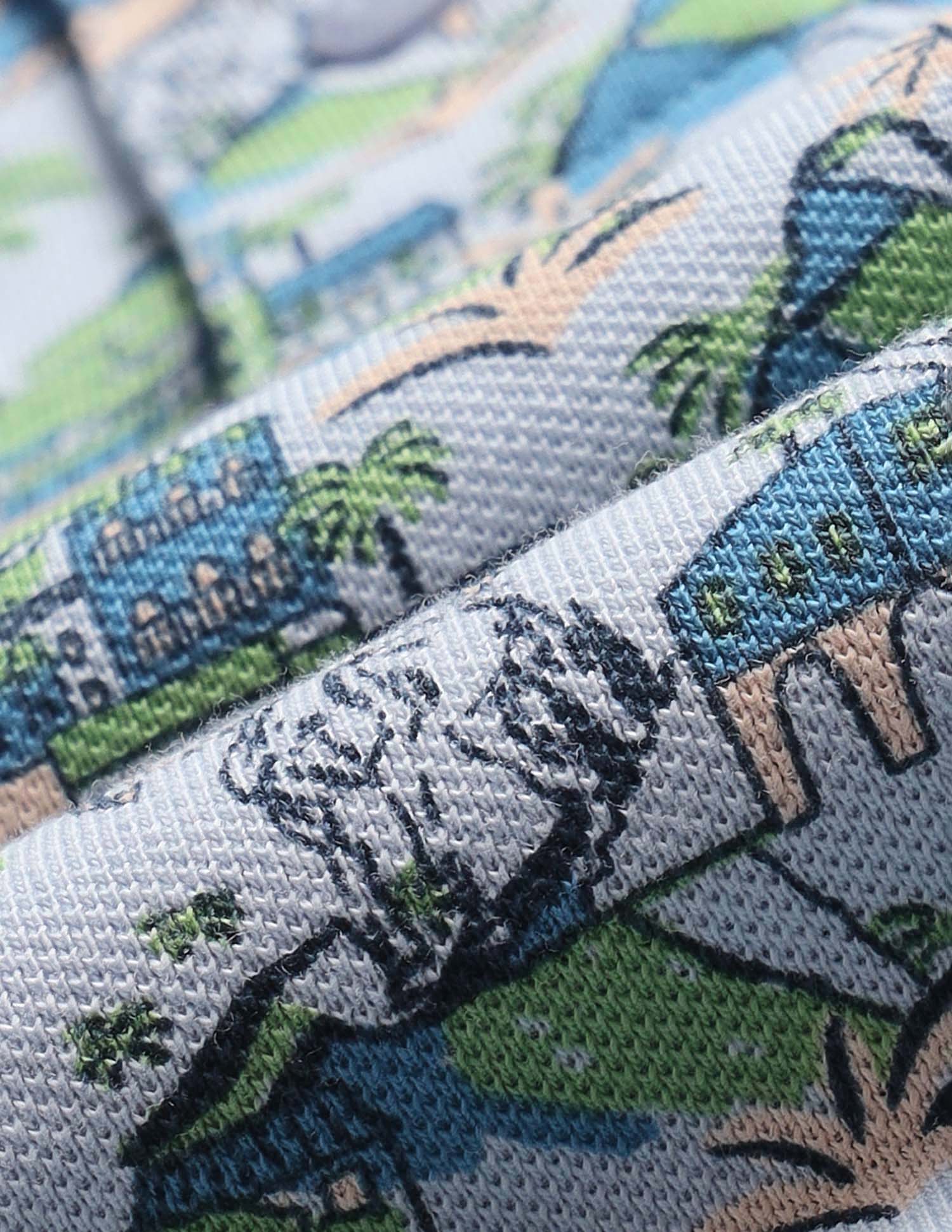 Boys Regular Fit All Over Printed Polo Shirt Light Blue - U.S. POLO ASSN. | Large