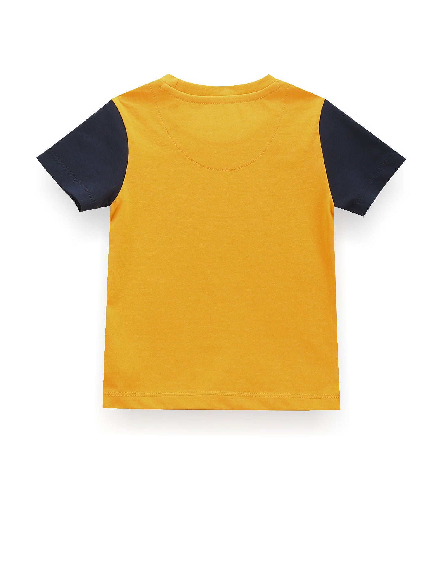 Boys Colour Block Logo T-Shirt Yellow - U.S. Polo Assn. India | Large