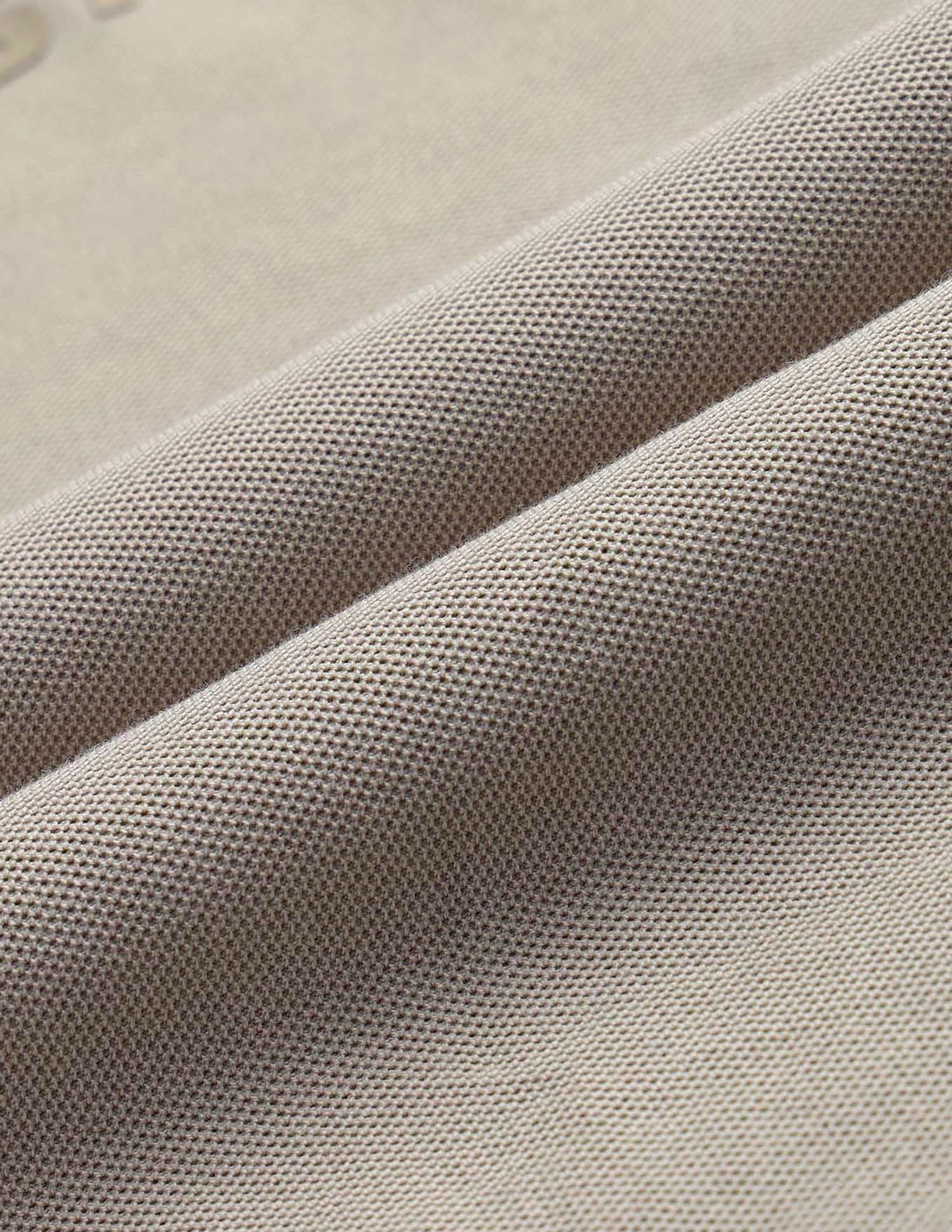 Brand Embossed Pure Cotton Polo Shirt Beige - U.S. POLO ASSN. | Large