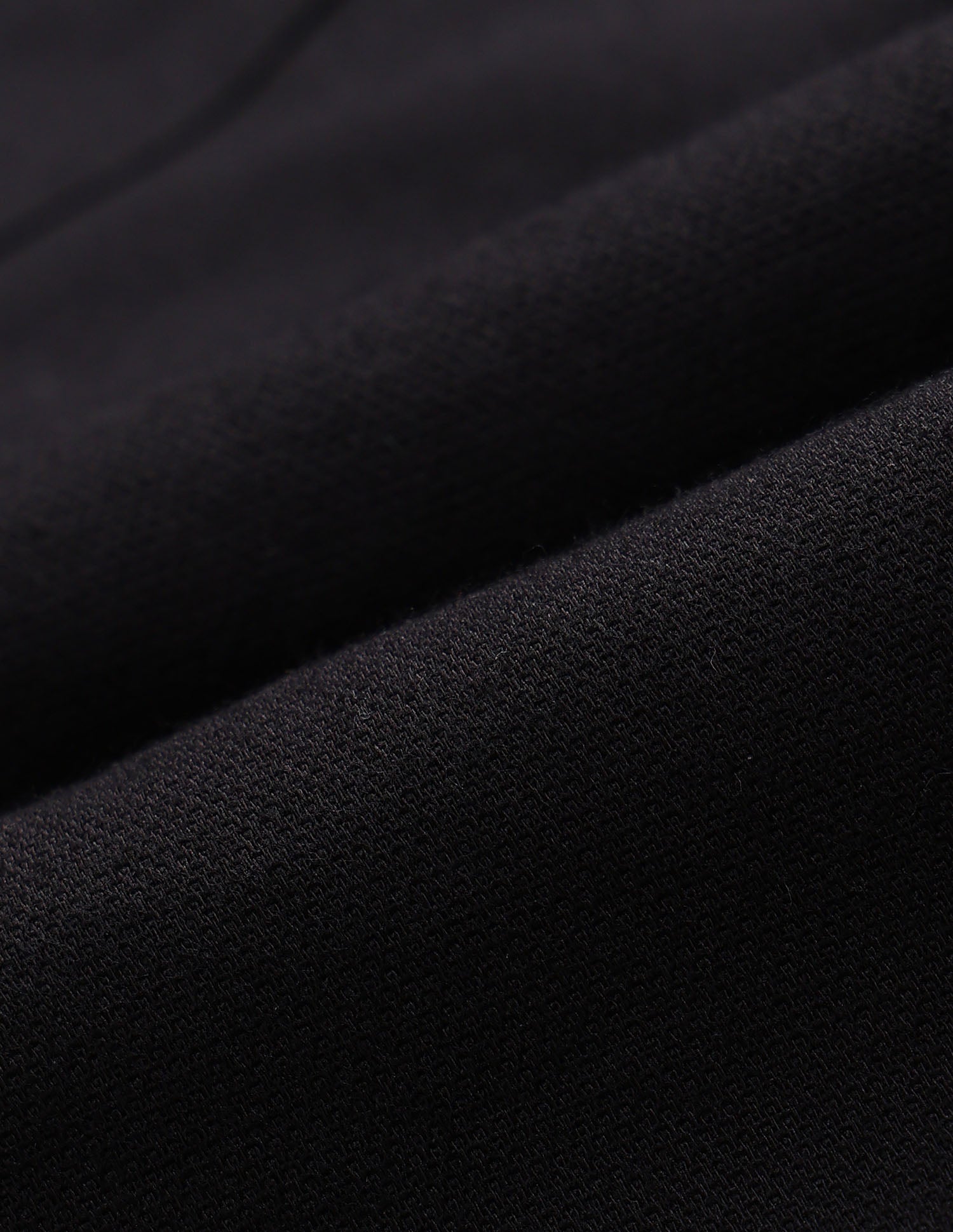 Solid Pattern Dobby Shirt Black - U.S. Polo Assn. India | Large