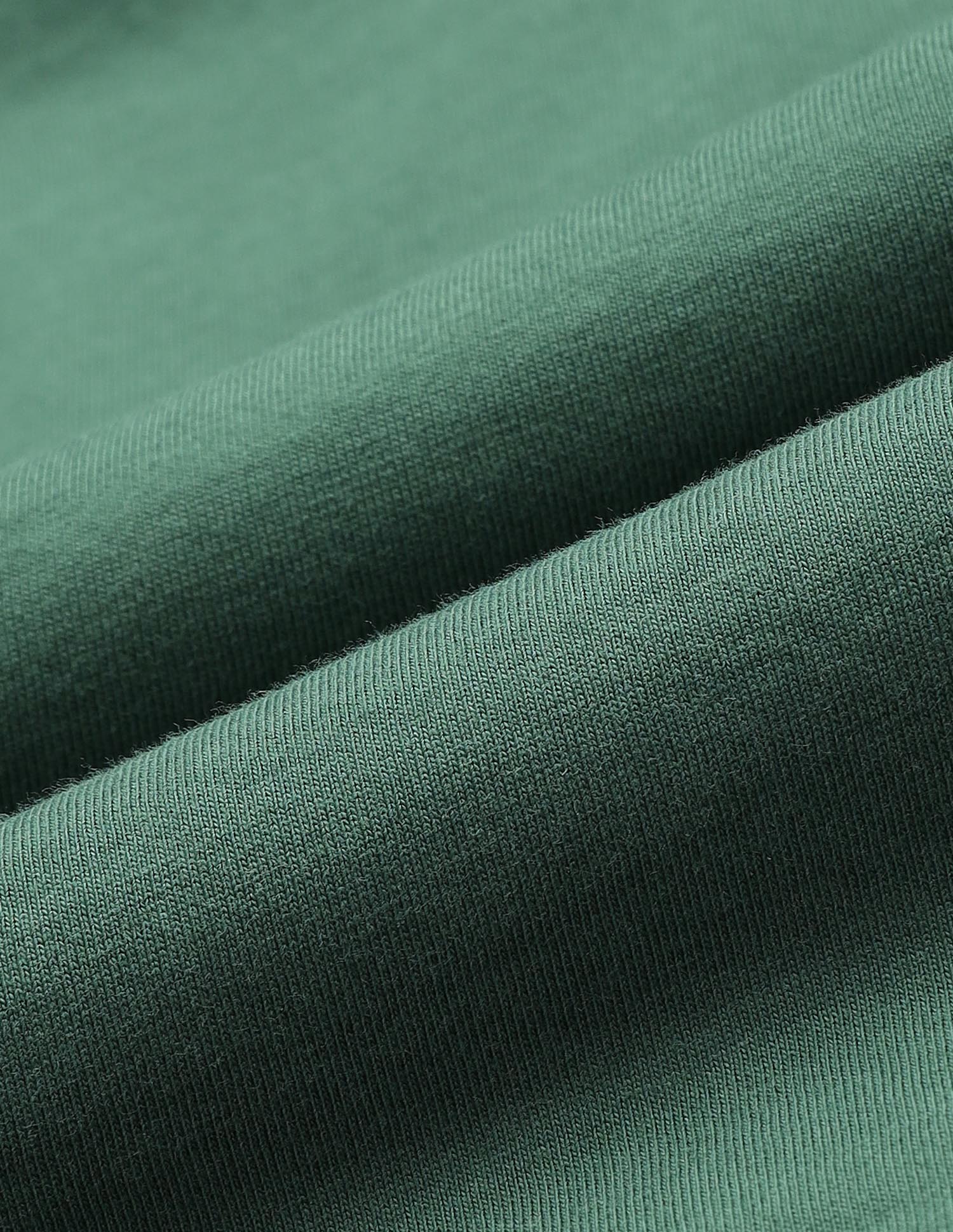 Brand Printed Pure Cotton T-Shirt Green - U.S. POLO ASSN. | Large