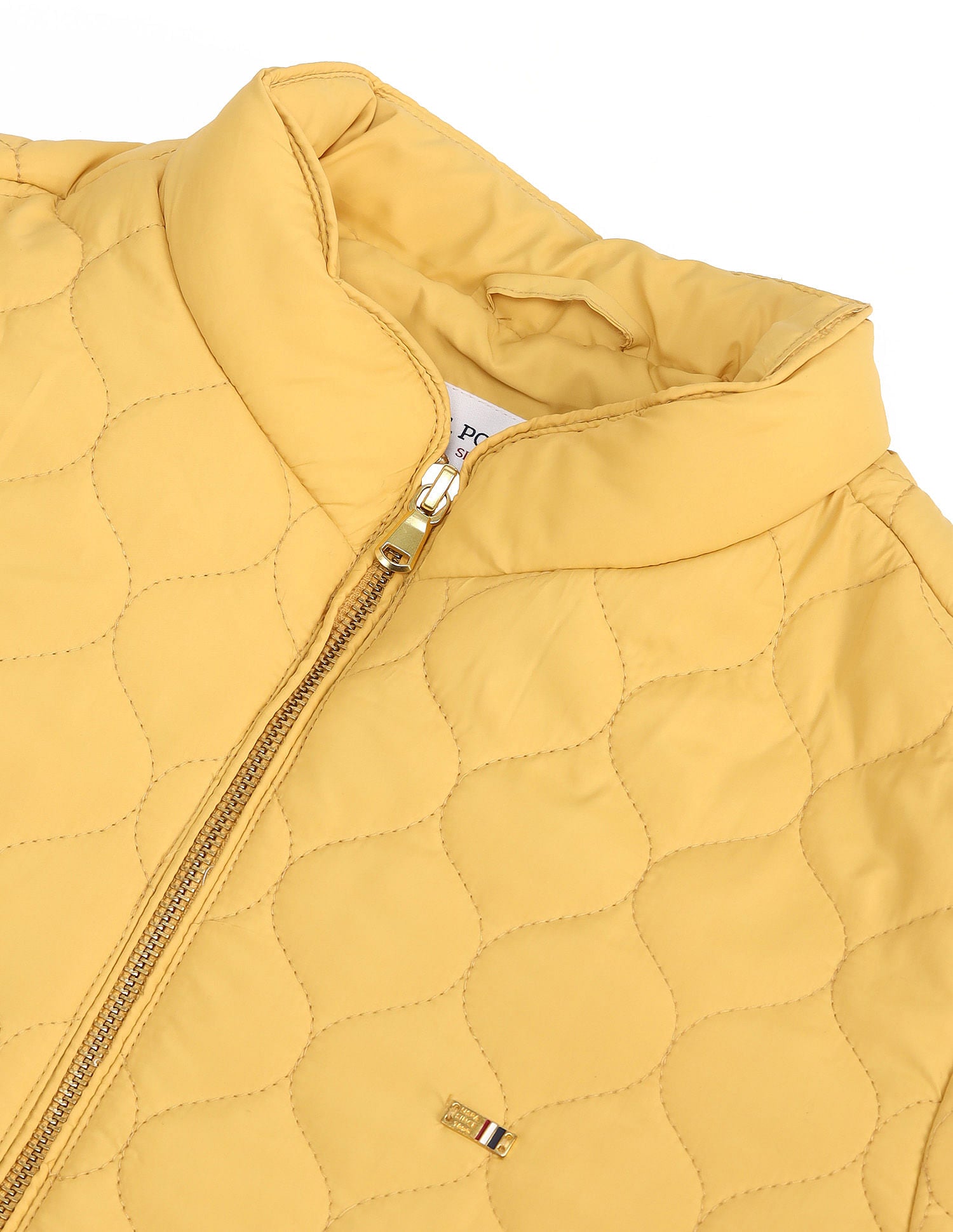 Regular Fit Quilted Jacket Mustard - U.S. POLO ASSN. | Large