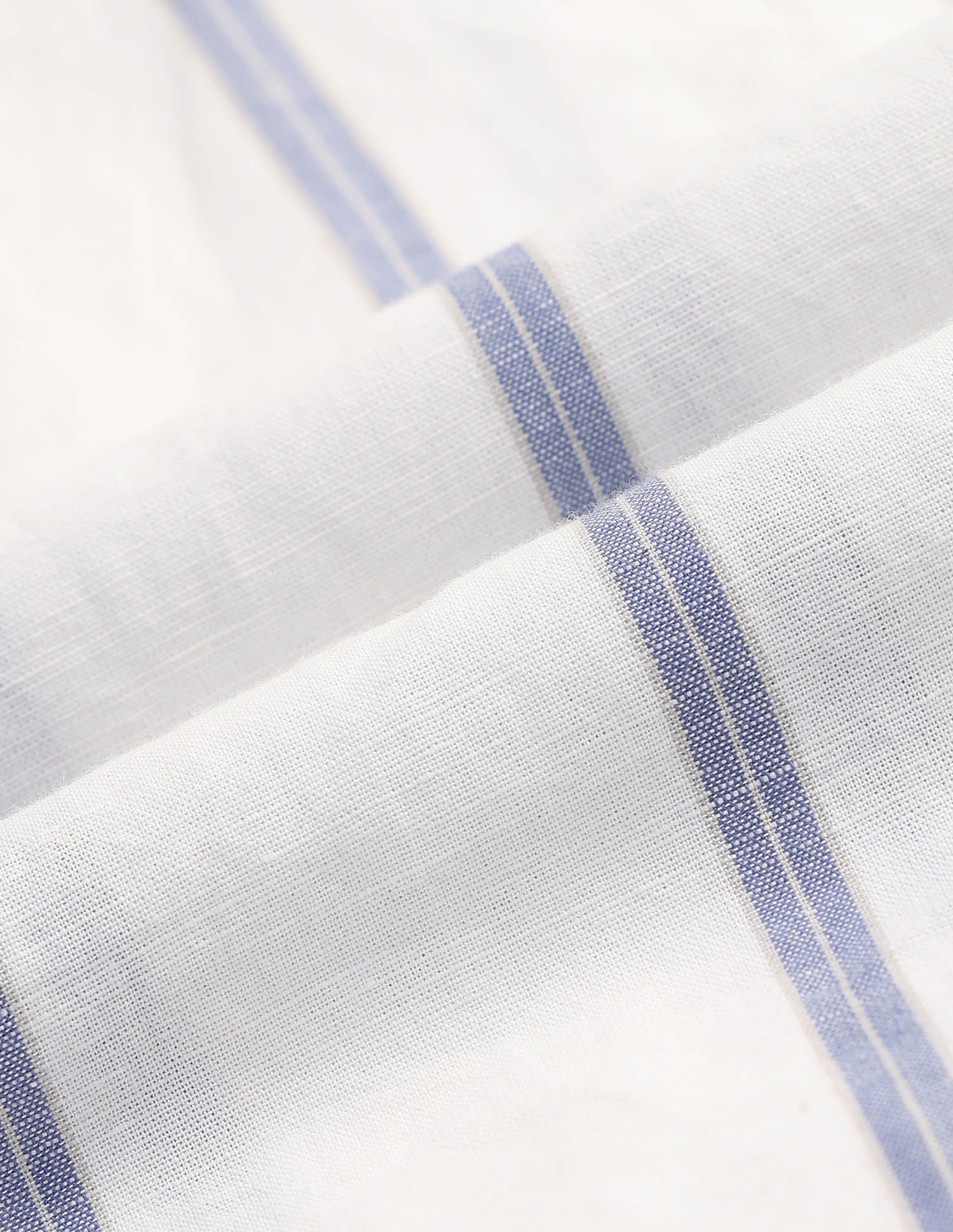 Vertical Striped Poplin Regular Fit Shirt White - U.S. Polo Assn. India | Large