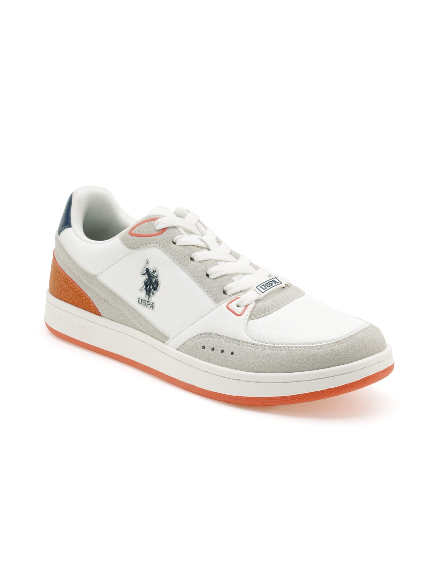 Landwin 3.0 Colourblocked Sneakers Orange - U.S. Polo Assn. India | Large