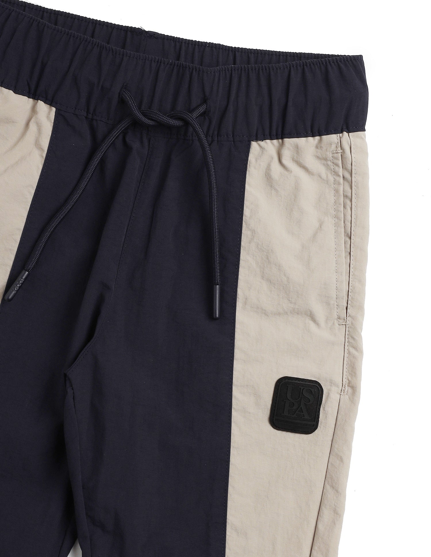 Boys Colourblocked Regular Fit Joggers Navy - U.S. Polo Assn. India | Large