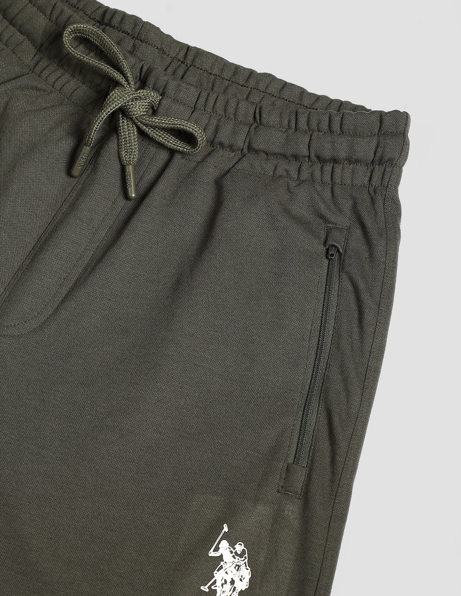 Solid LR006 Lounge Track Pants - Pack Of 1 Olive - U.S. POLO ASSN. | Large