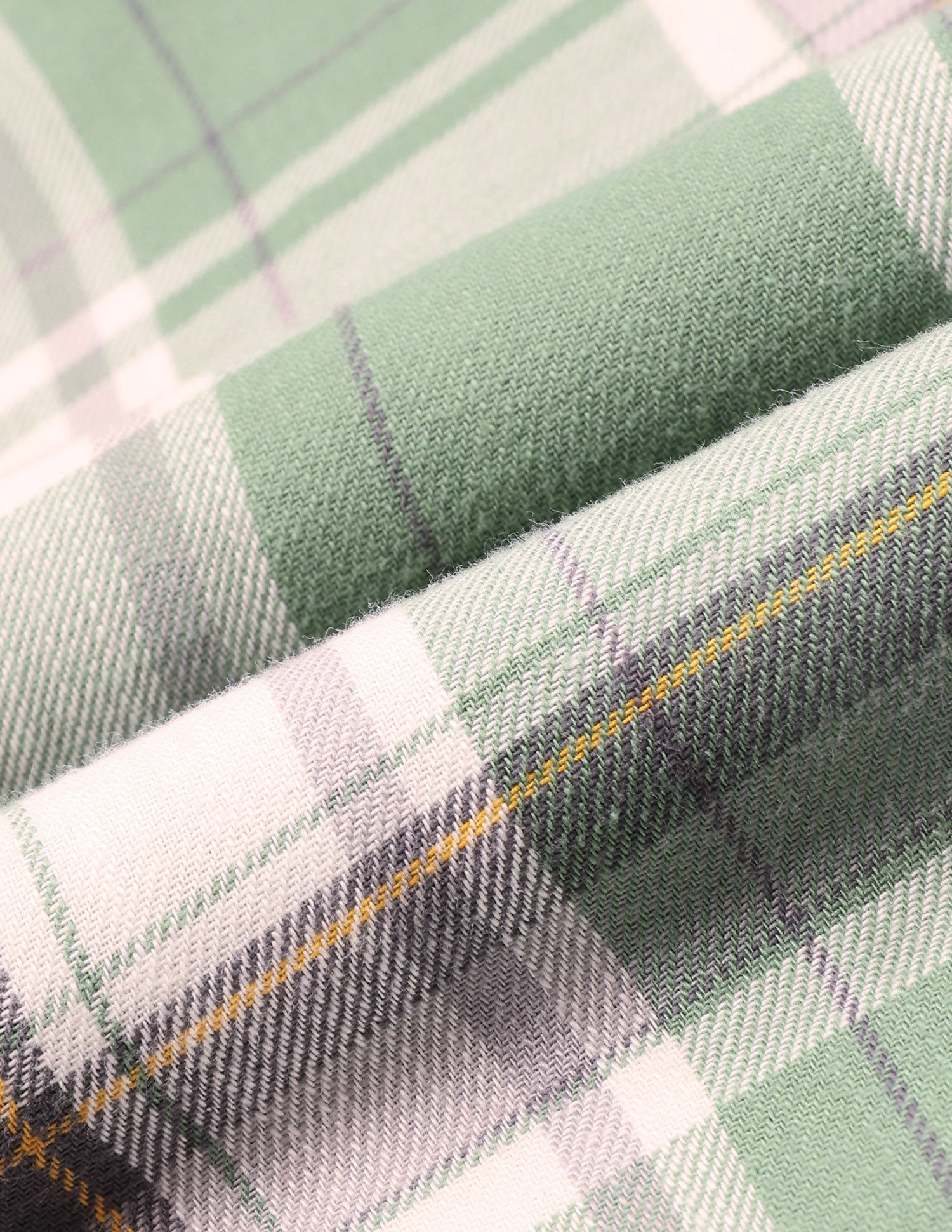 Plaid Checked Twill Shirt Green - U.S. Polo Assn. India | Large