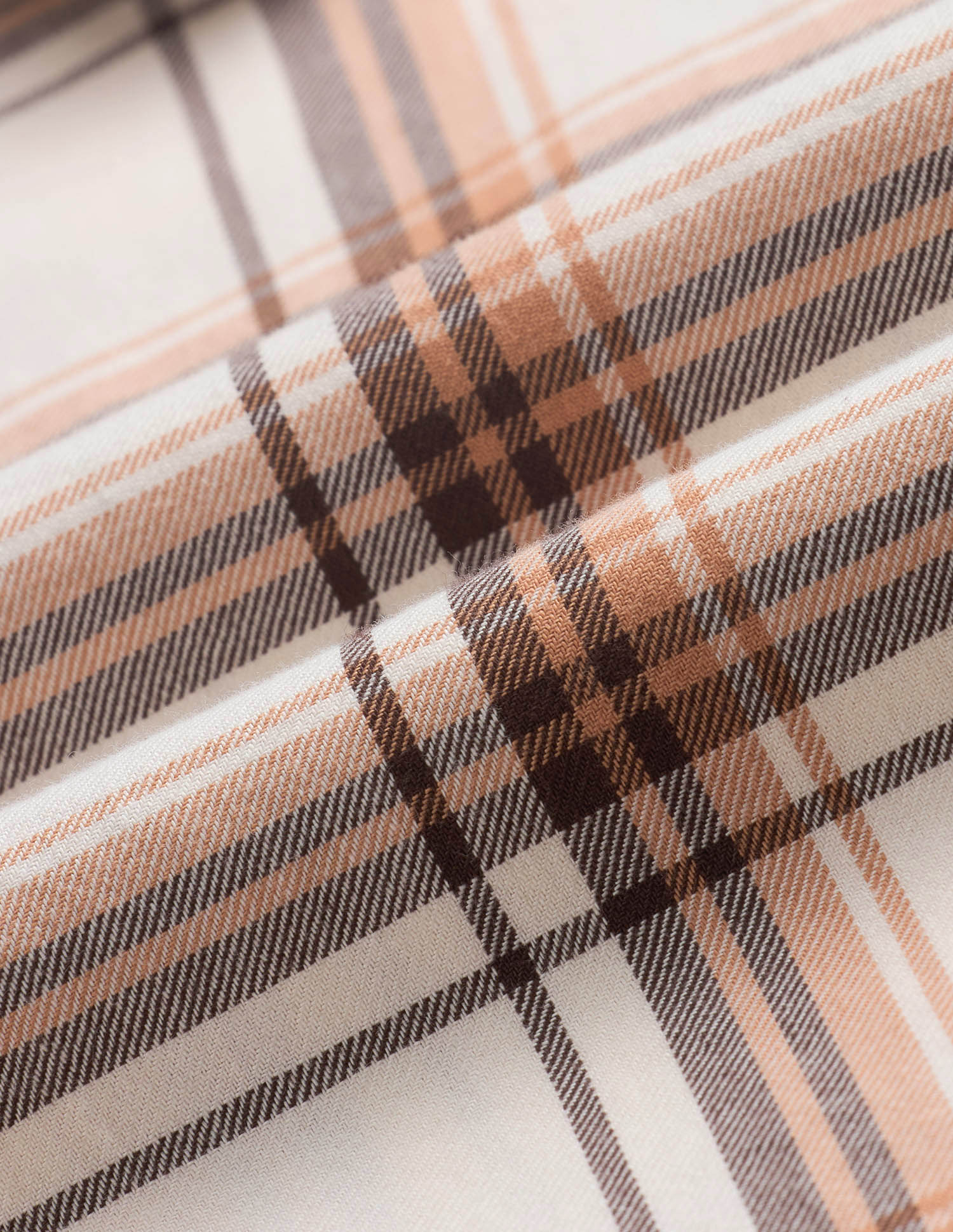 Grid Tattersall Checked Pure Cotton Shirt Ivory - U.S. POLO ASSN. | Large