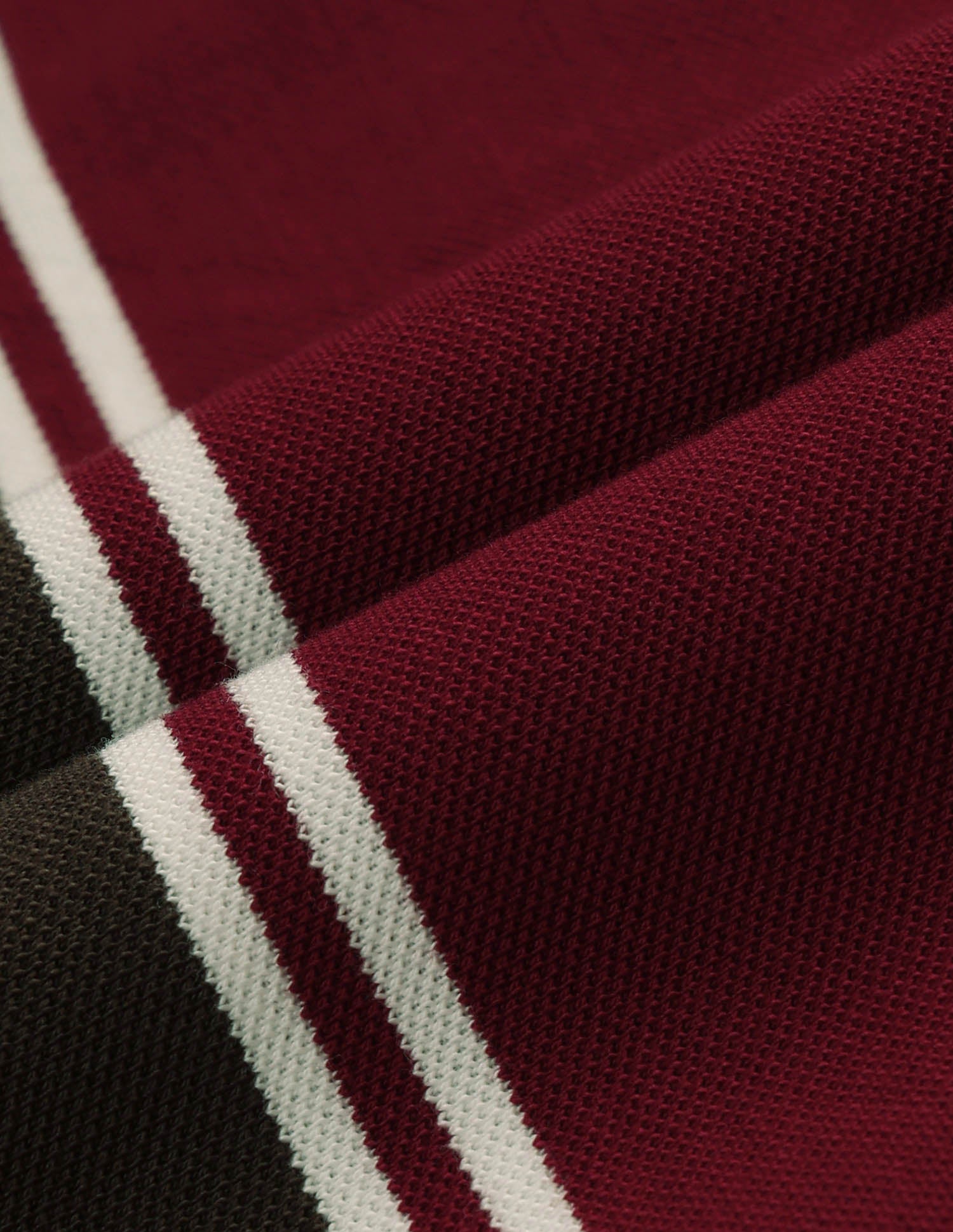 Vertical Striped Regular Fit Polo Shirt Maroon - U.S. Polo Assn. India | Large