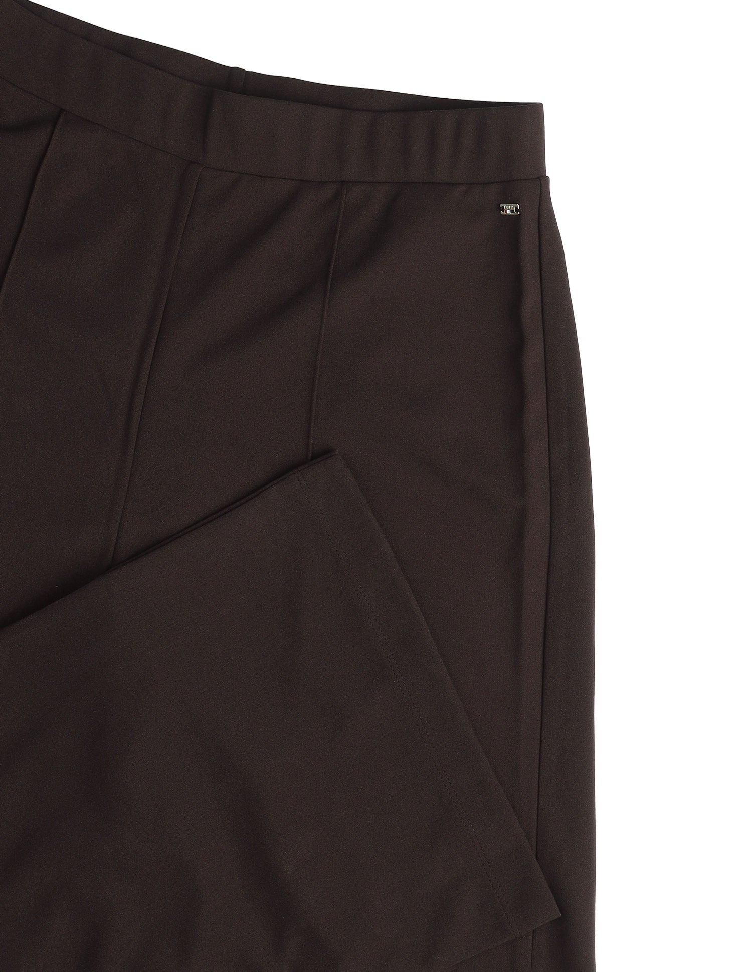 Solid Pintuck Straight Fit Trousers Brown - U.S. Polo Assn. India | Large
