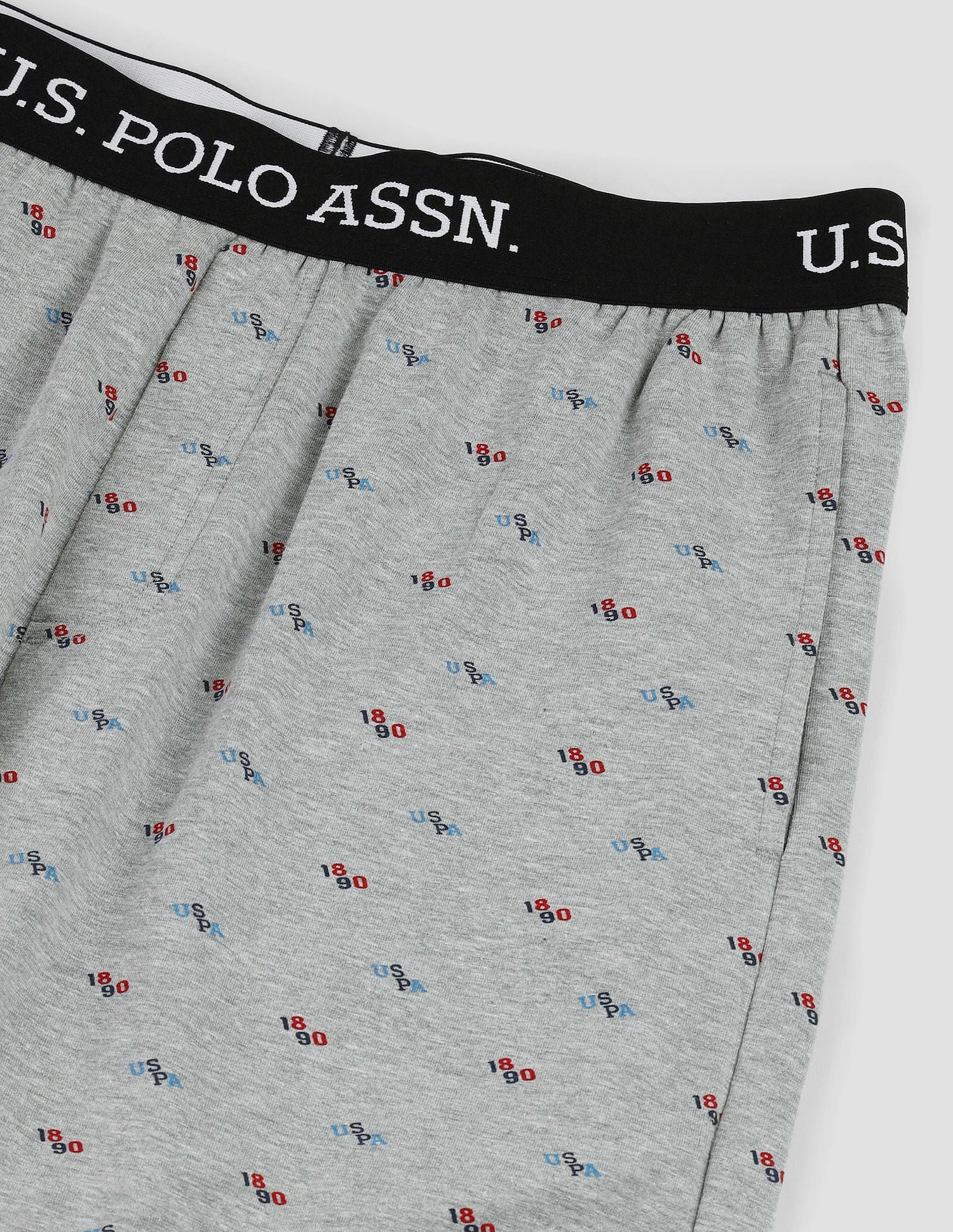 All Over Print OELP3 Lounge Pants - Pack Of 1 Grey - U.S. POLO ASSN. | Large