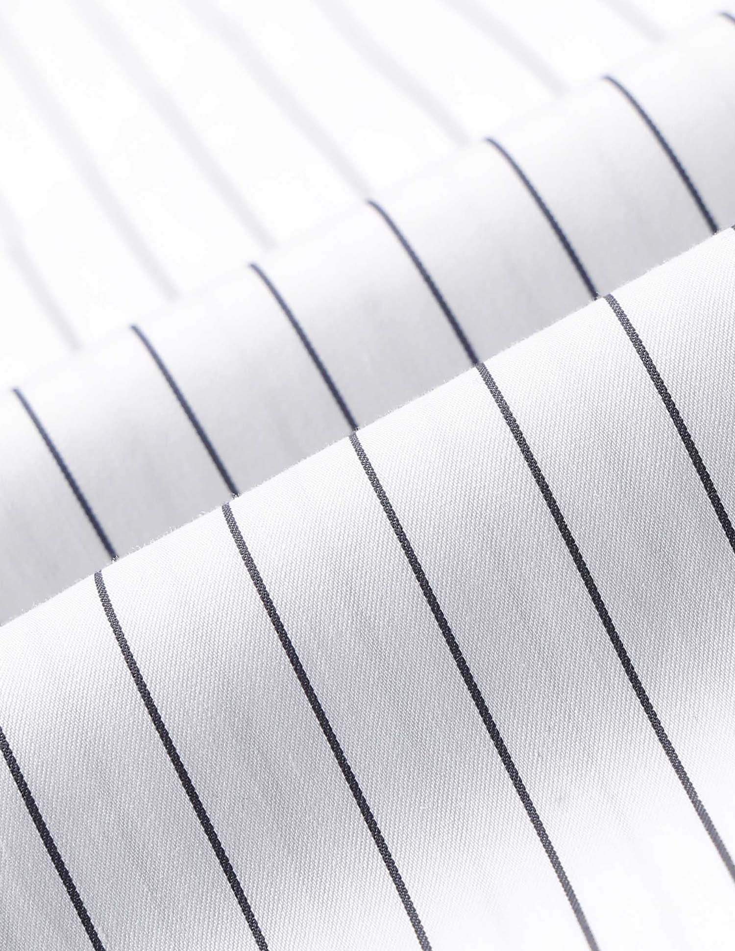 Vertical Striped Tailored Fit Shirt White - U.S. POLO ASSN. | Large