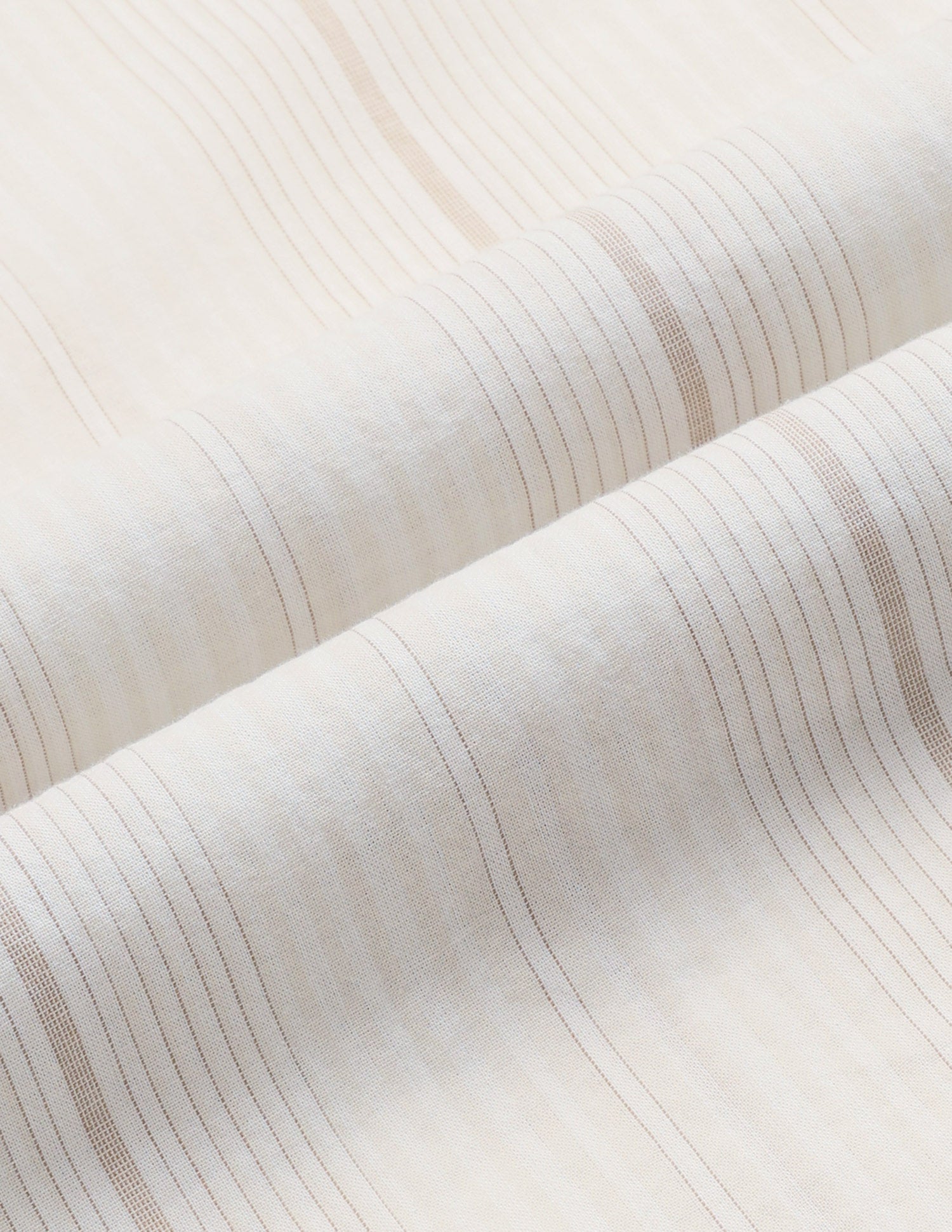 Vertical Striped Regular Fit Shirt Beige - U.S. Polo Assn. India | Large