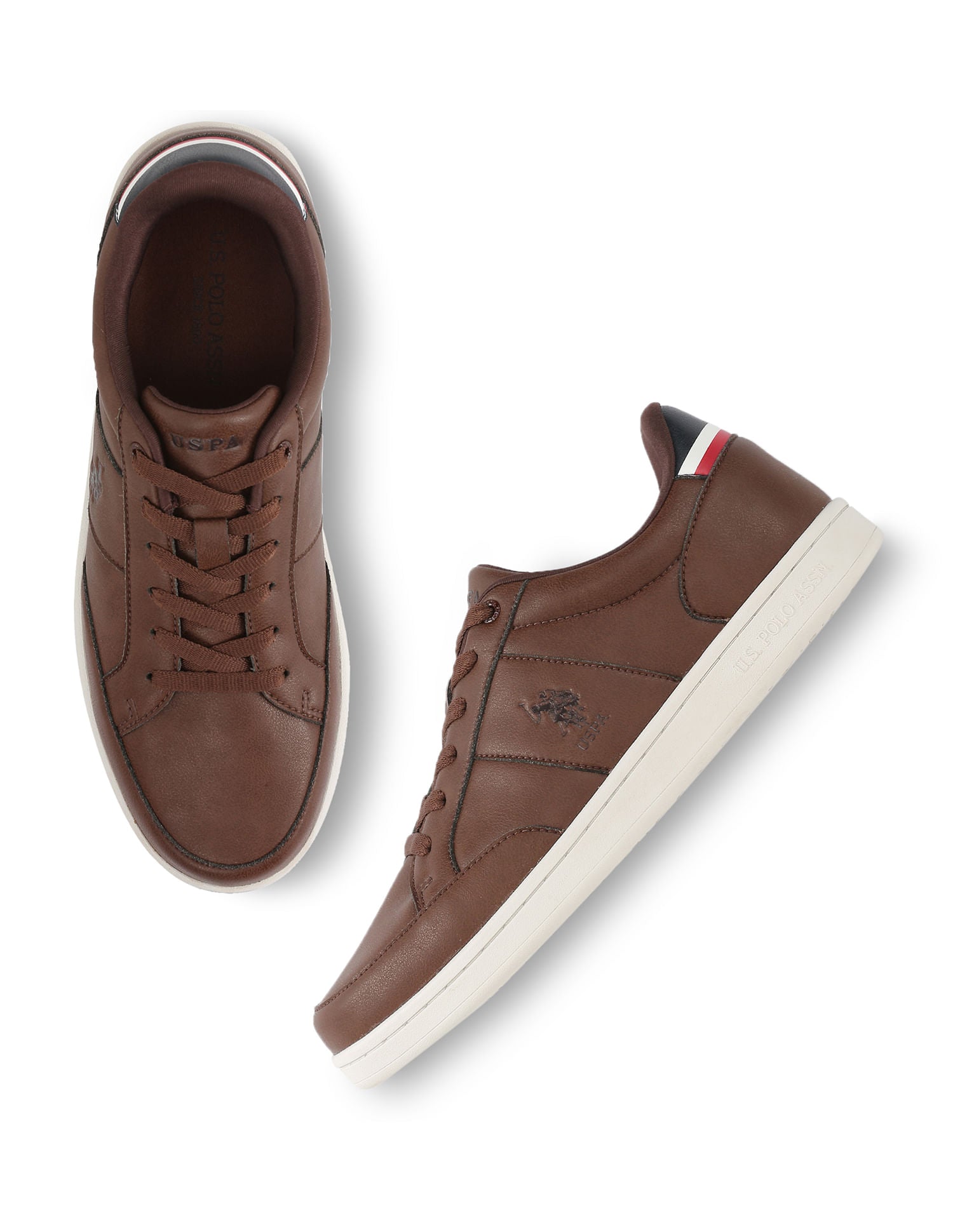 Men Round Toe Ulrin 2.0 Sneakers Dark Brown - U.S. POLO ASSN. | Large