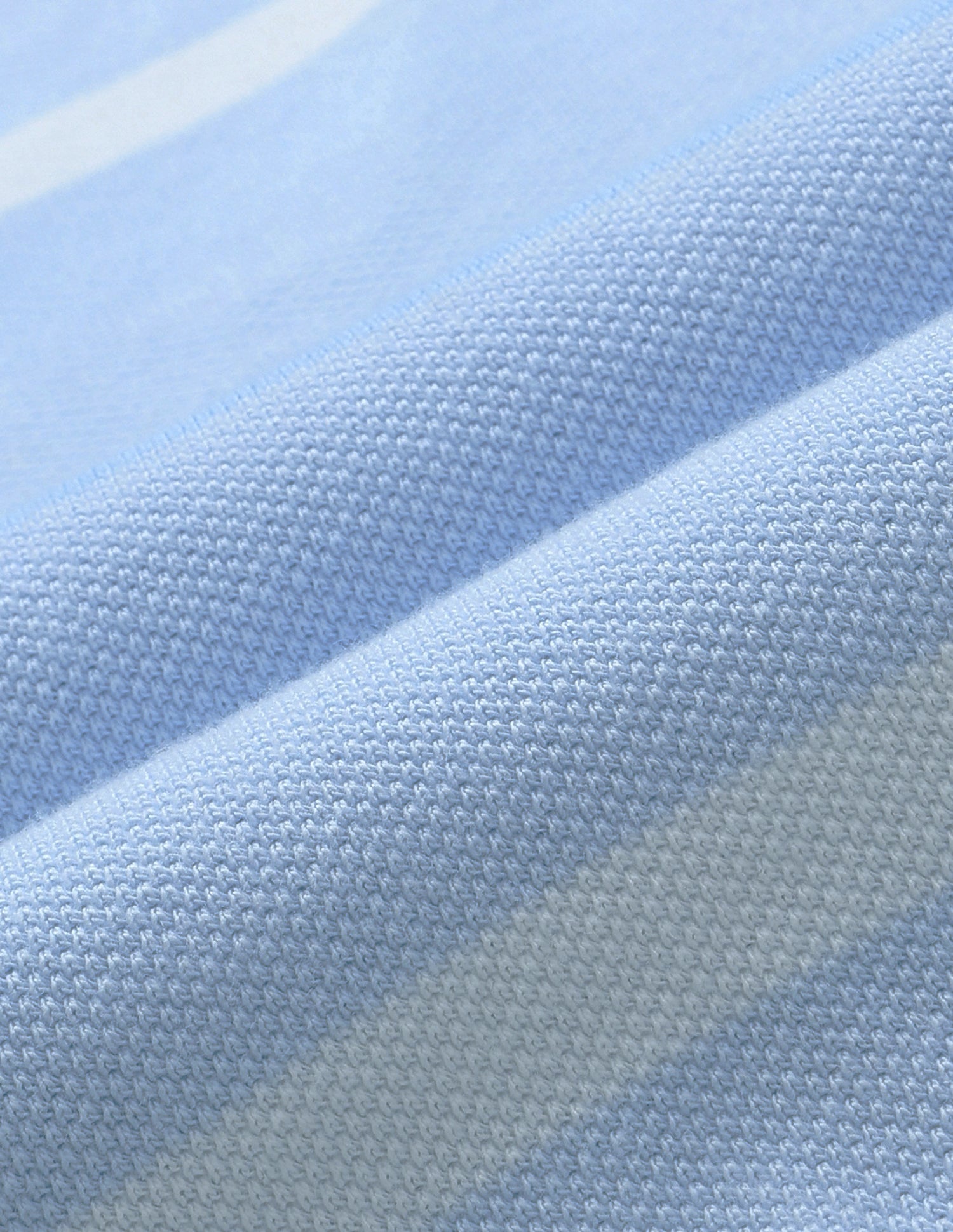 Horizontal Striped Slim Fit Polo Shirt Light-Blue - U.S. Polo Assn. India | Large