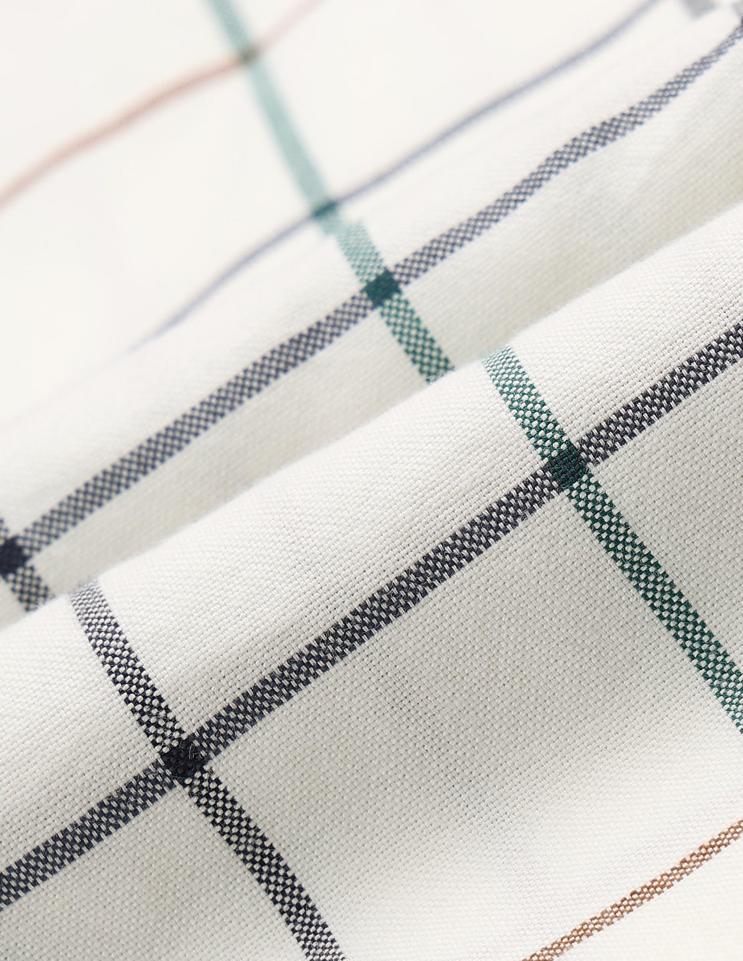 Boys Windowpane Checked Oxford Shirt Beige - U.S. POLO ASSN. | Large