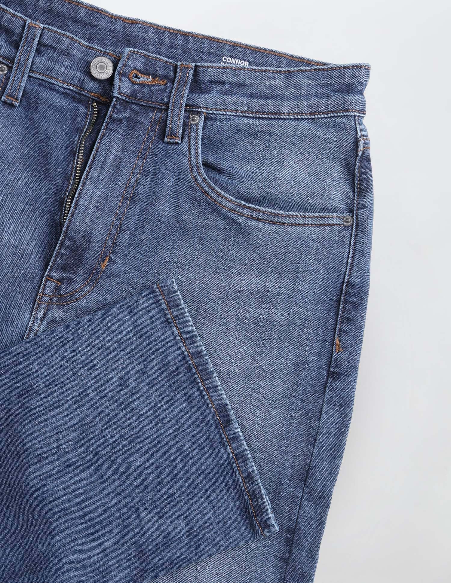 Connor Bootcut Fit Blue Jeans Mid Blue - U.S. Polo Assn. India | Large