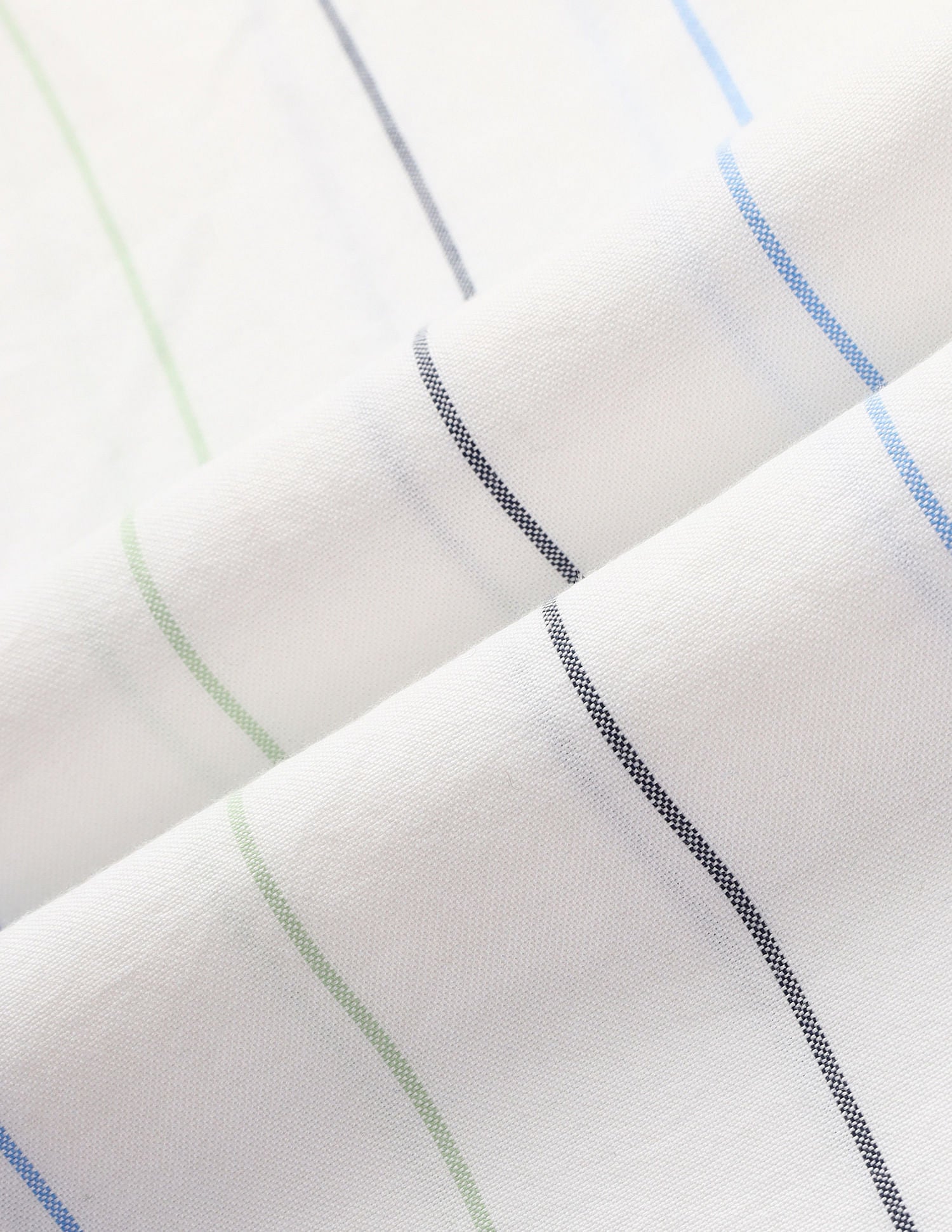 Vertical Stripe Cotton Shirt White - U.S. POLO ASSN. | Large