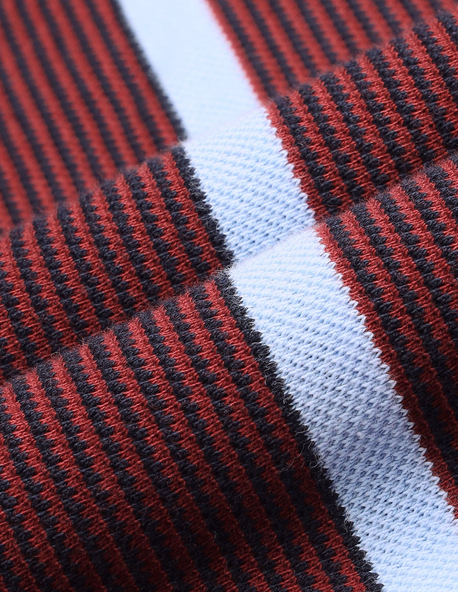 Vertical Striped Slim Fit Polo Shirt Rust - U.S. Polo Assn. India | Large